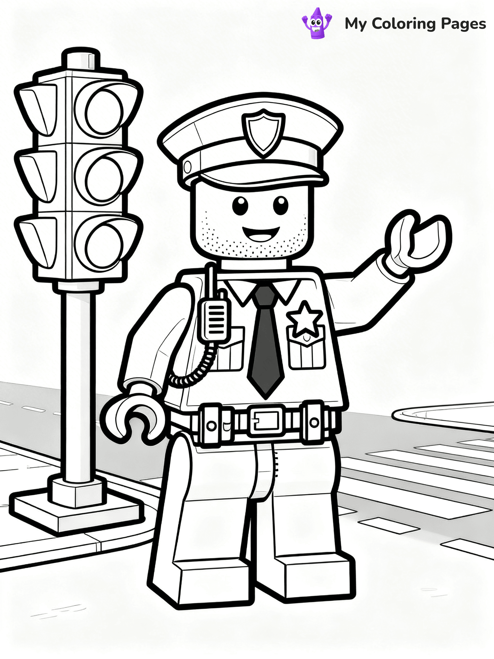 Lego City Coloring Pages - 29