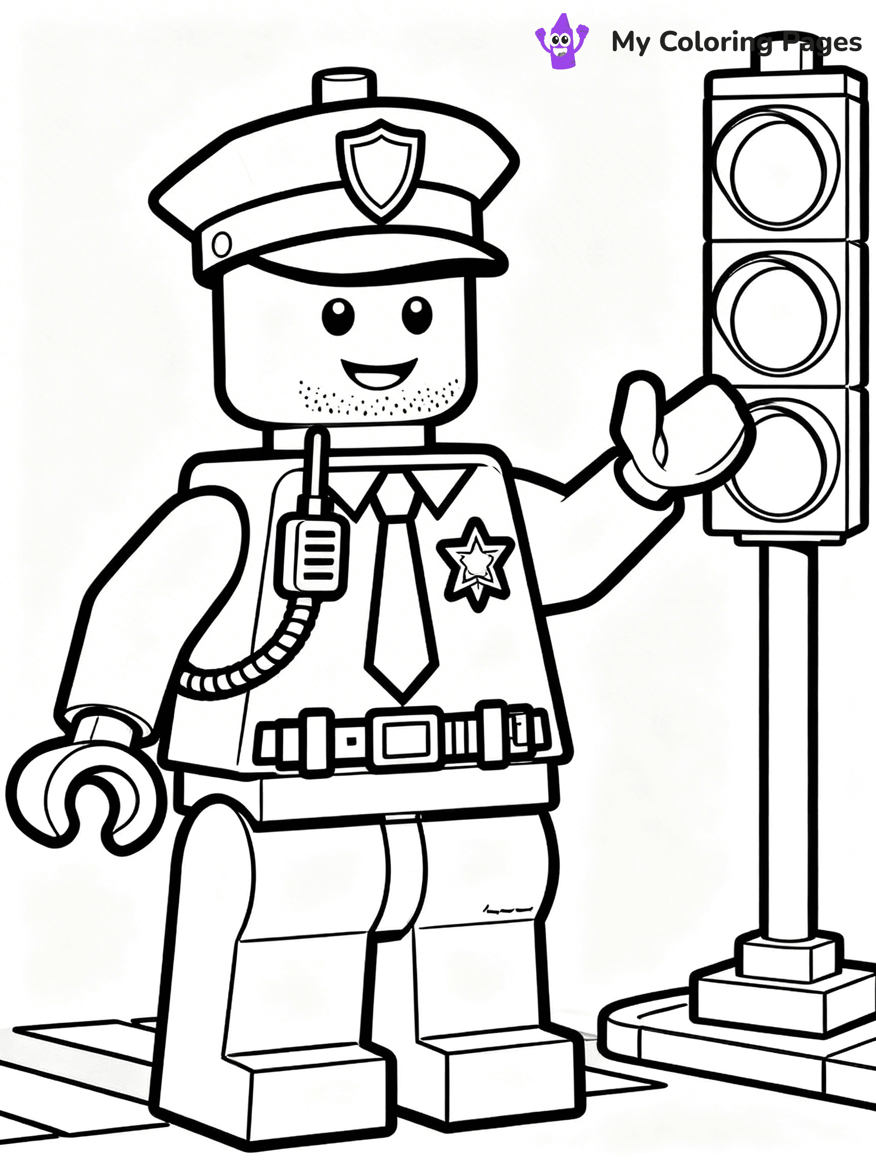 Lego City Coloring Pages - 28