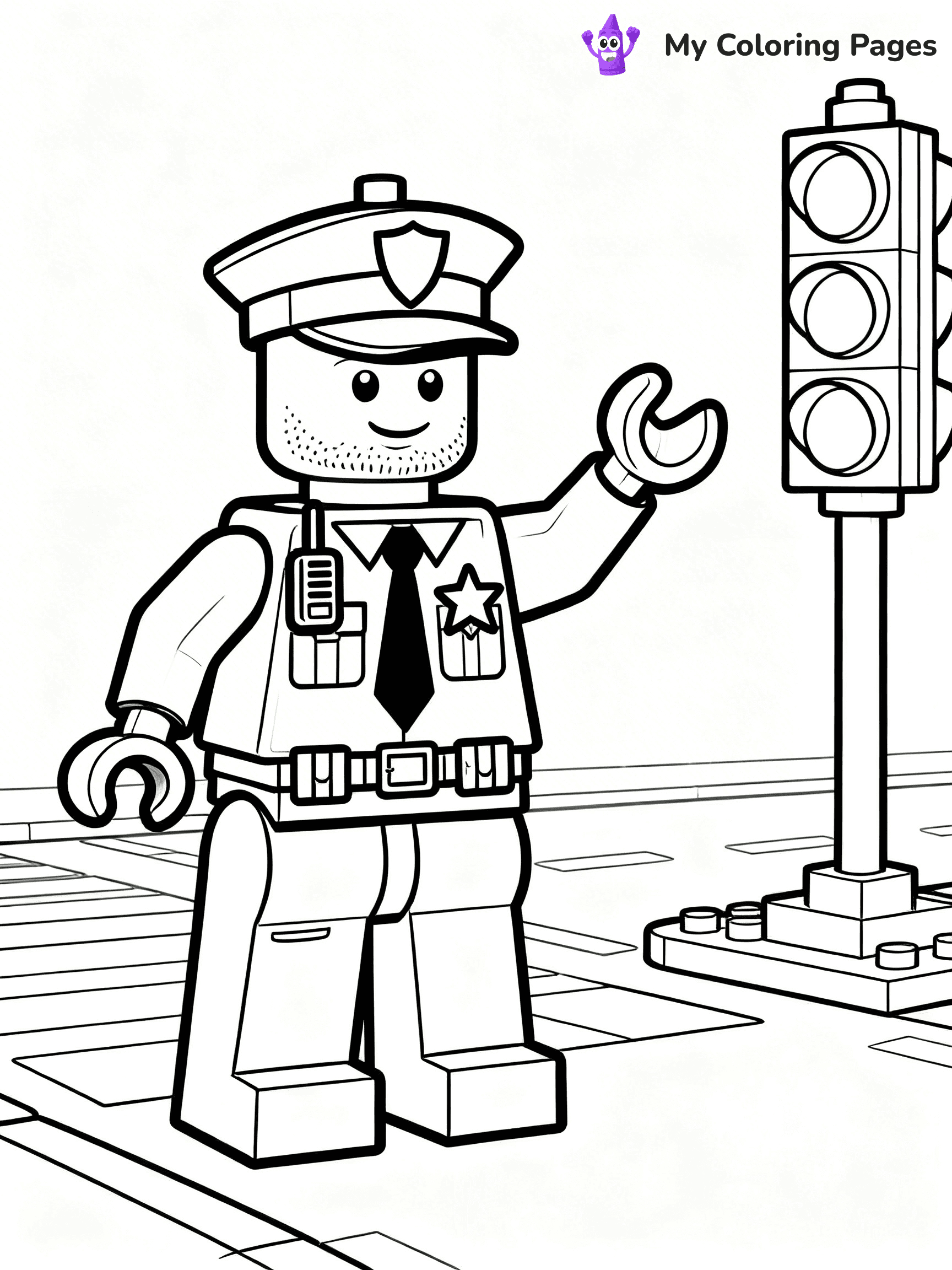 Lego City Coloring Pages - 27
