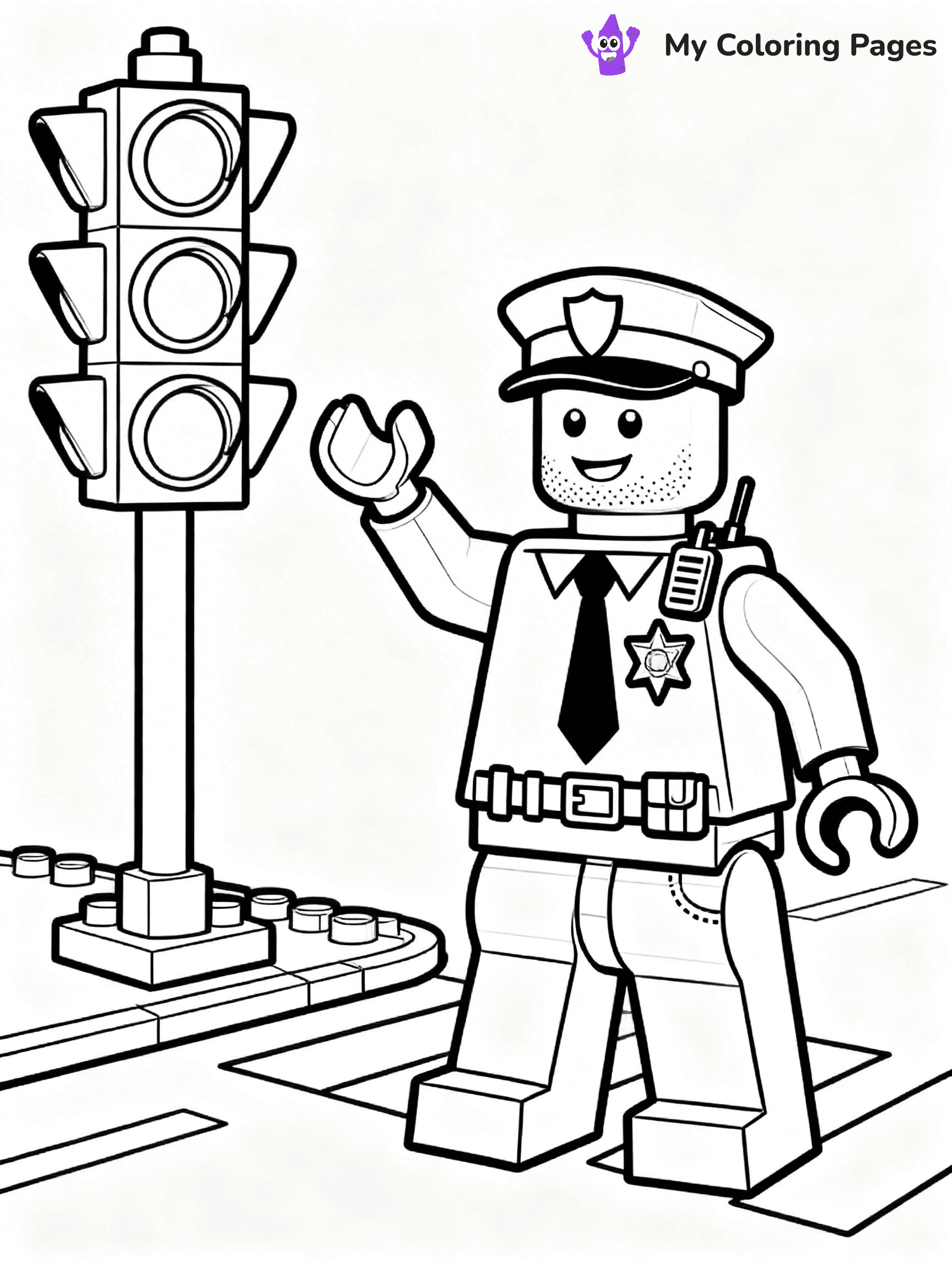 Lego City Coloring Pages - 26