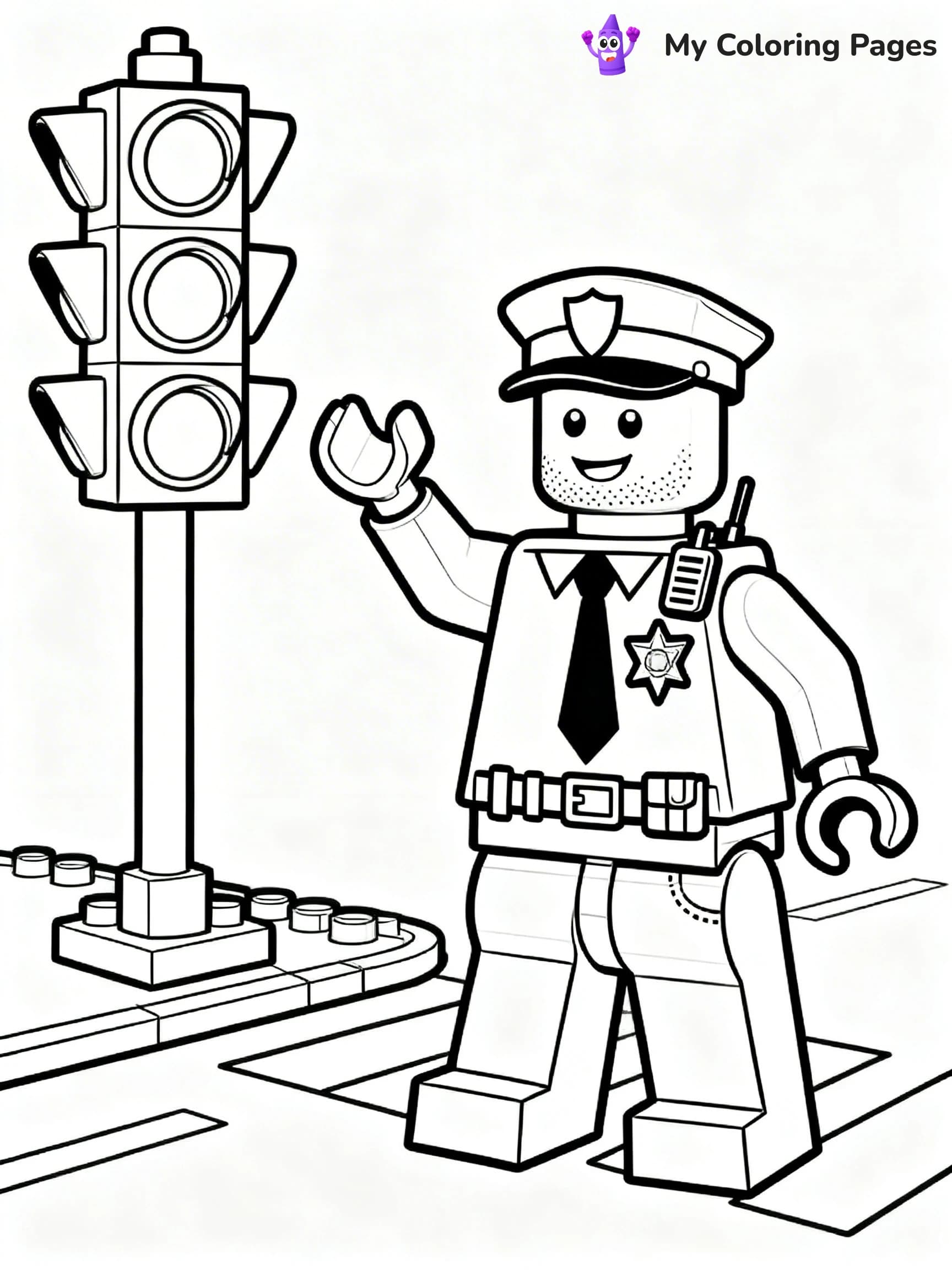 Lego City Coloring Pages - 24