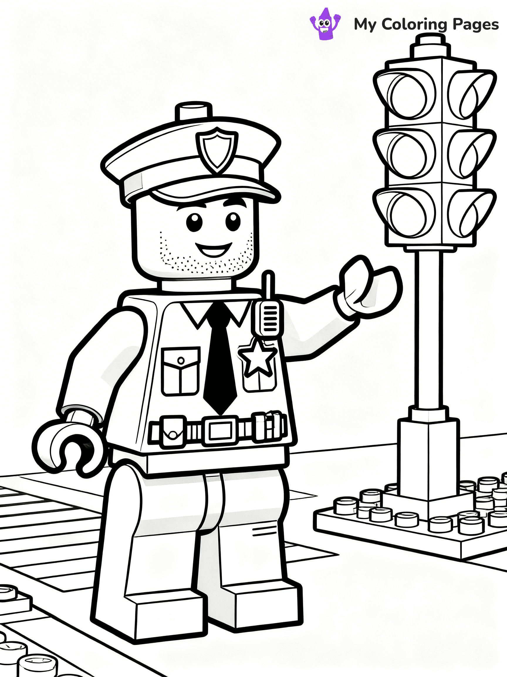 Lego City Coloring Pages - 25
