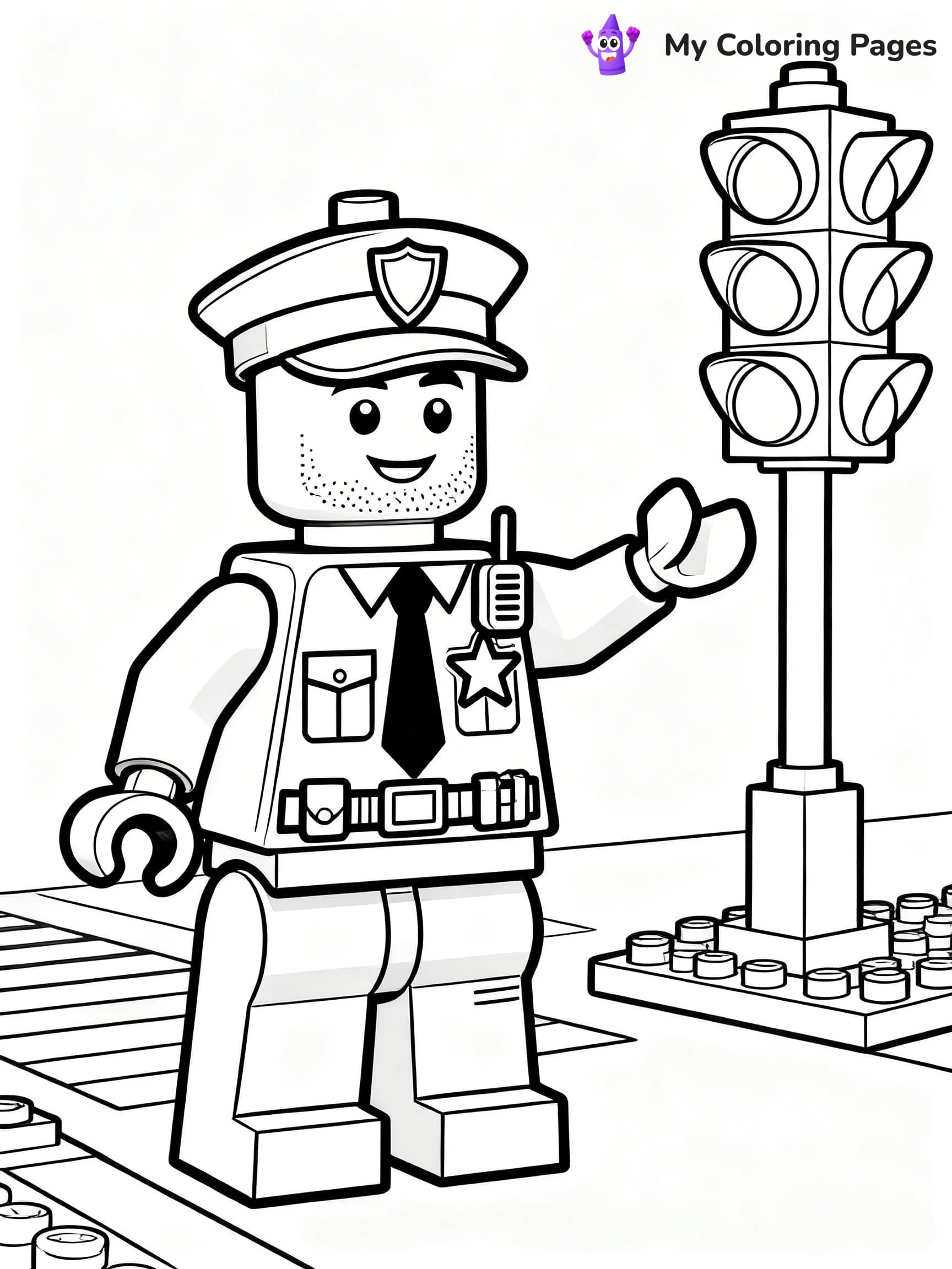 Lego City Coloring Pages - 23