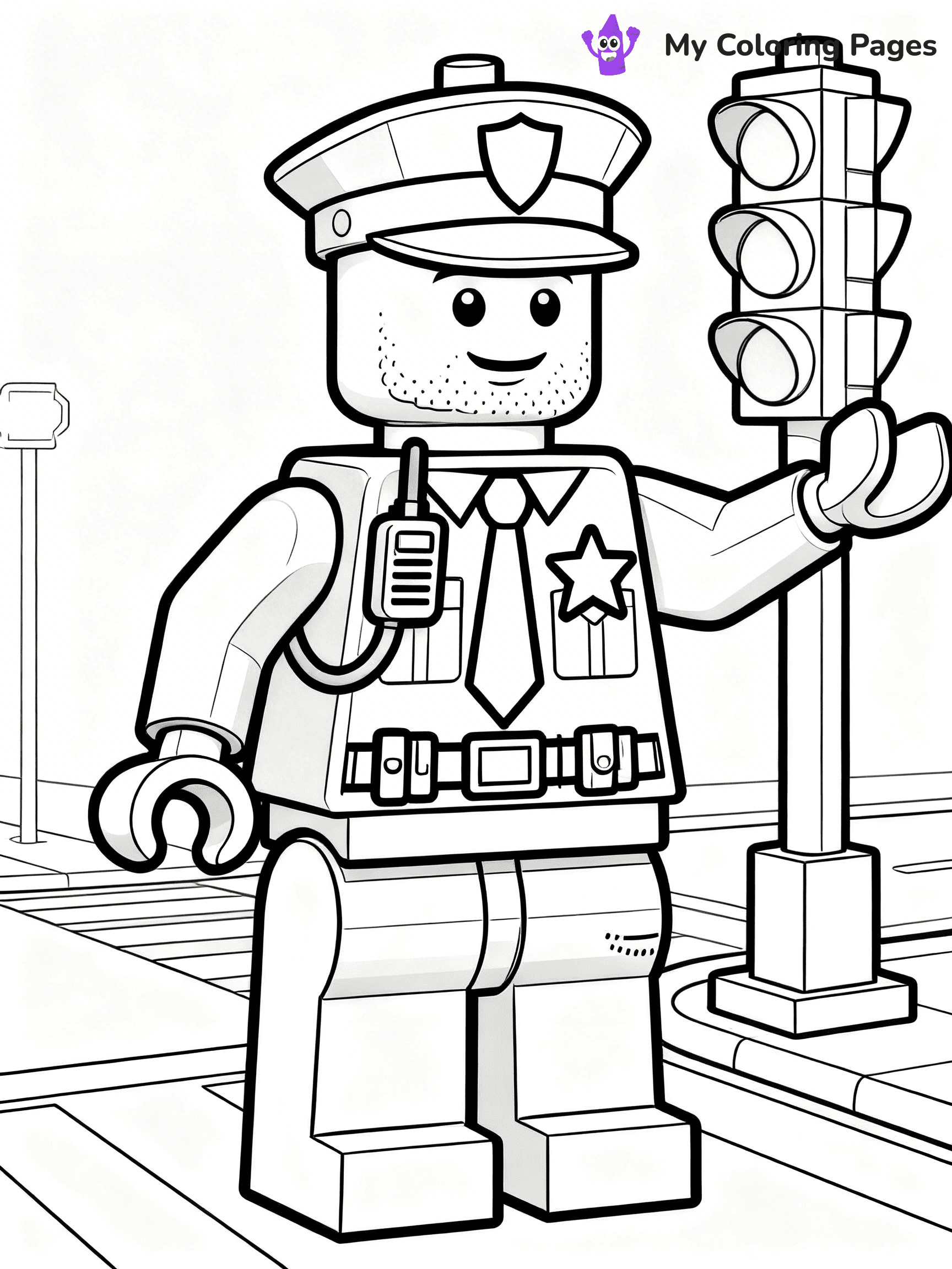 Lego City Coloring Pages - 24