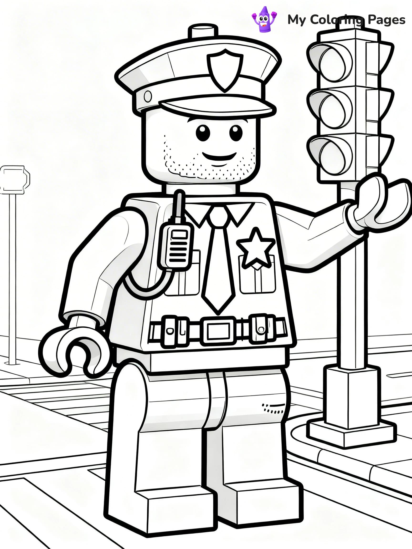 Lego City Coloring Pages - 22