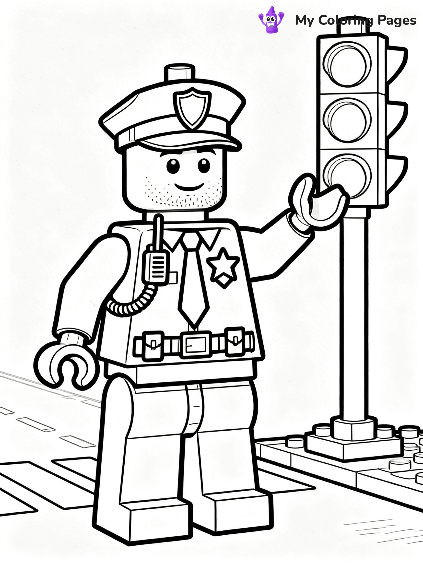 Lego City Coloring Pages - 23