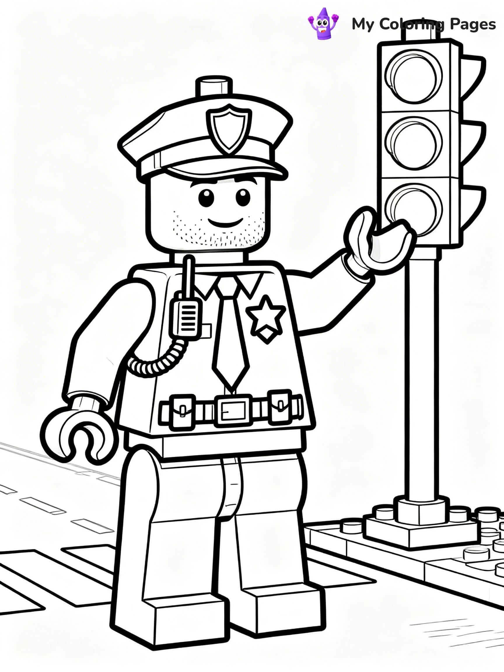 Lego City Coloring Pages - 21