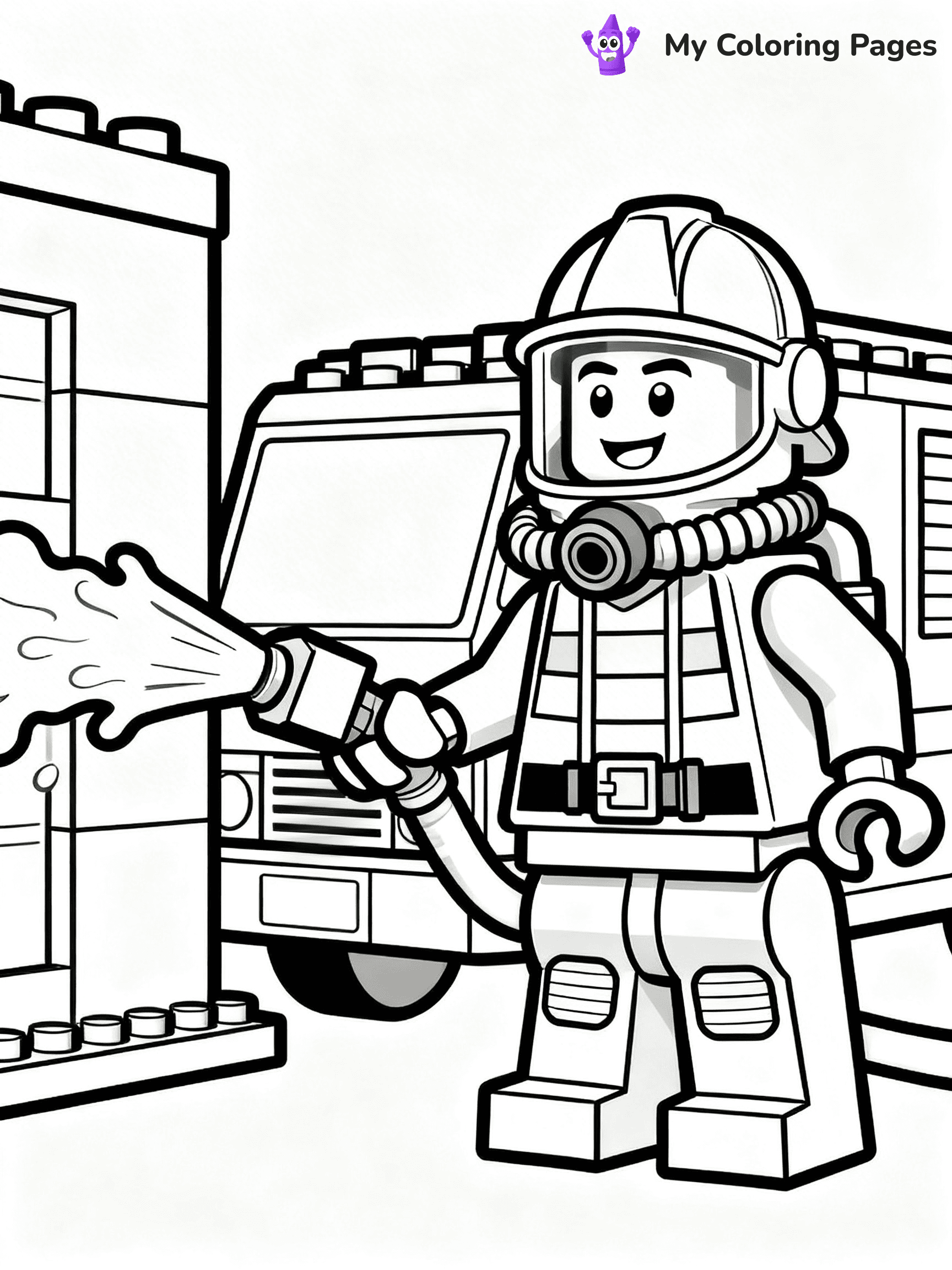 Lego City Coloring Pages - 22