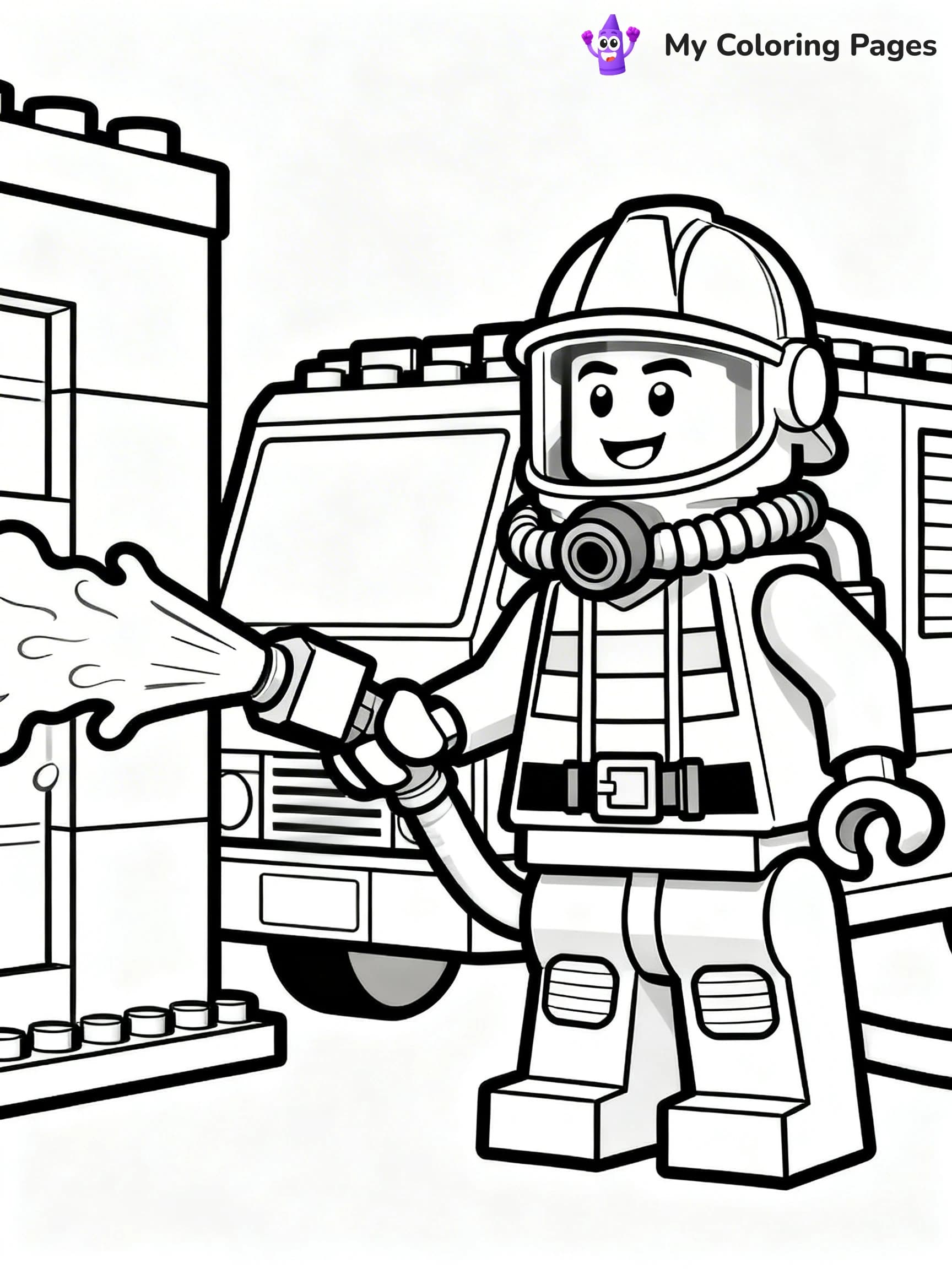 Lego City Coloring Pages - 20