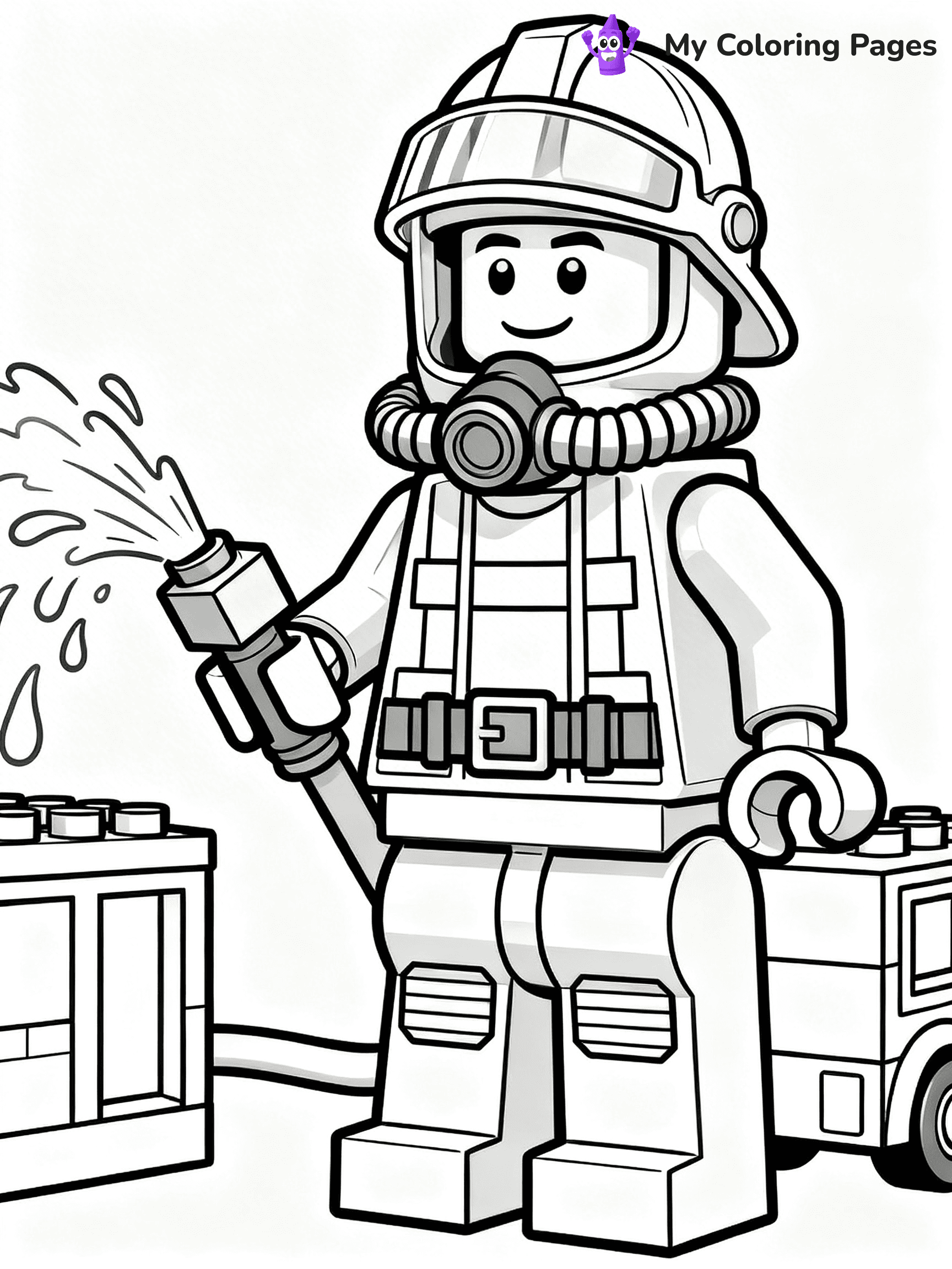 Lego City Coloring Pages - 21