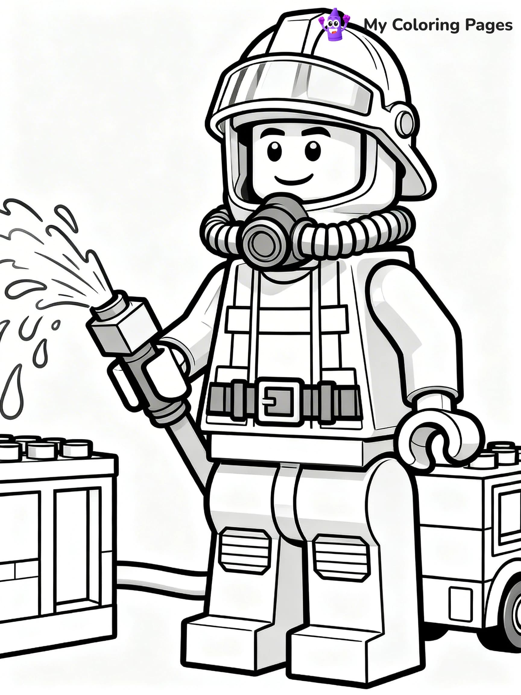 Lego City Coloring Pages - 19