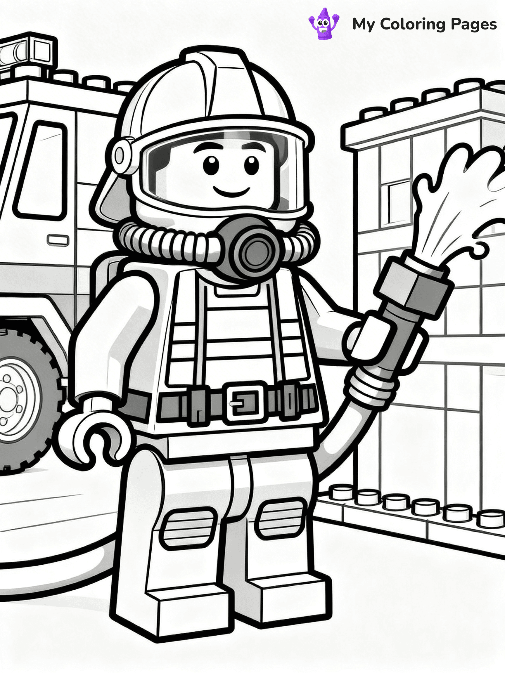 Lego City Coloring Pages - 20