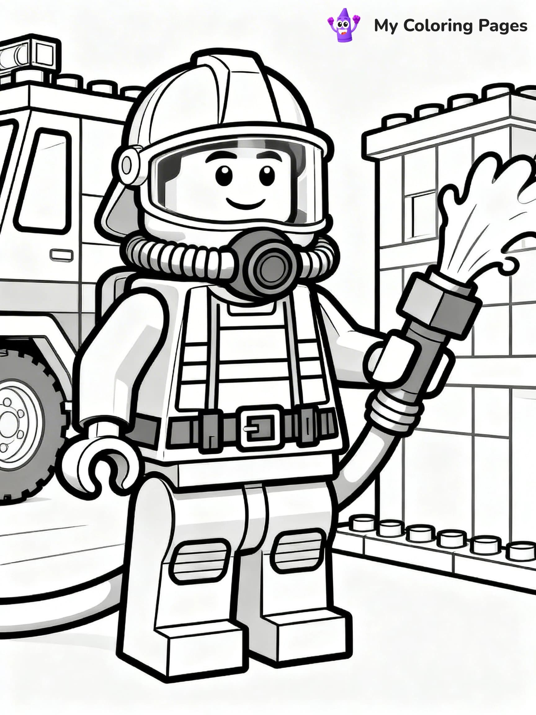 Lego City Coloring Pages - 18