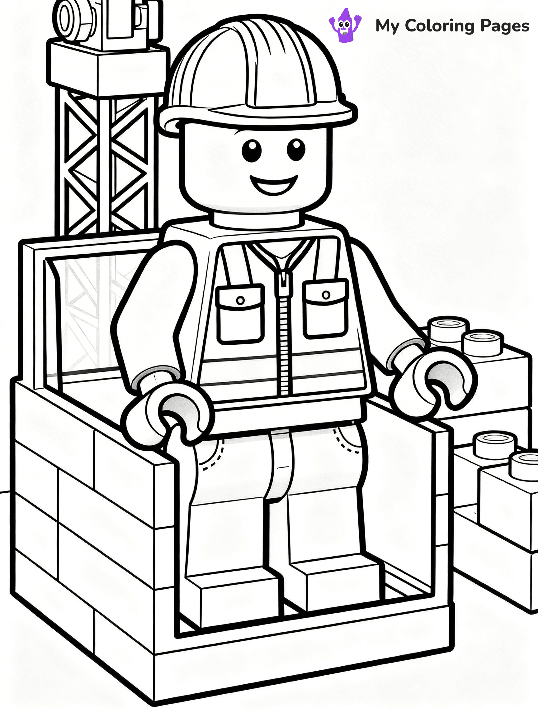 Lego City Coloring Pages - 19