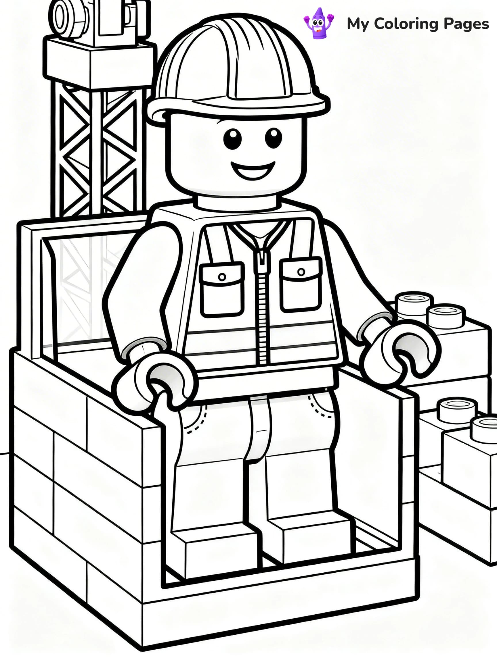 Lego City Coloring Pages - 17