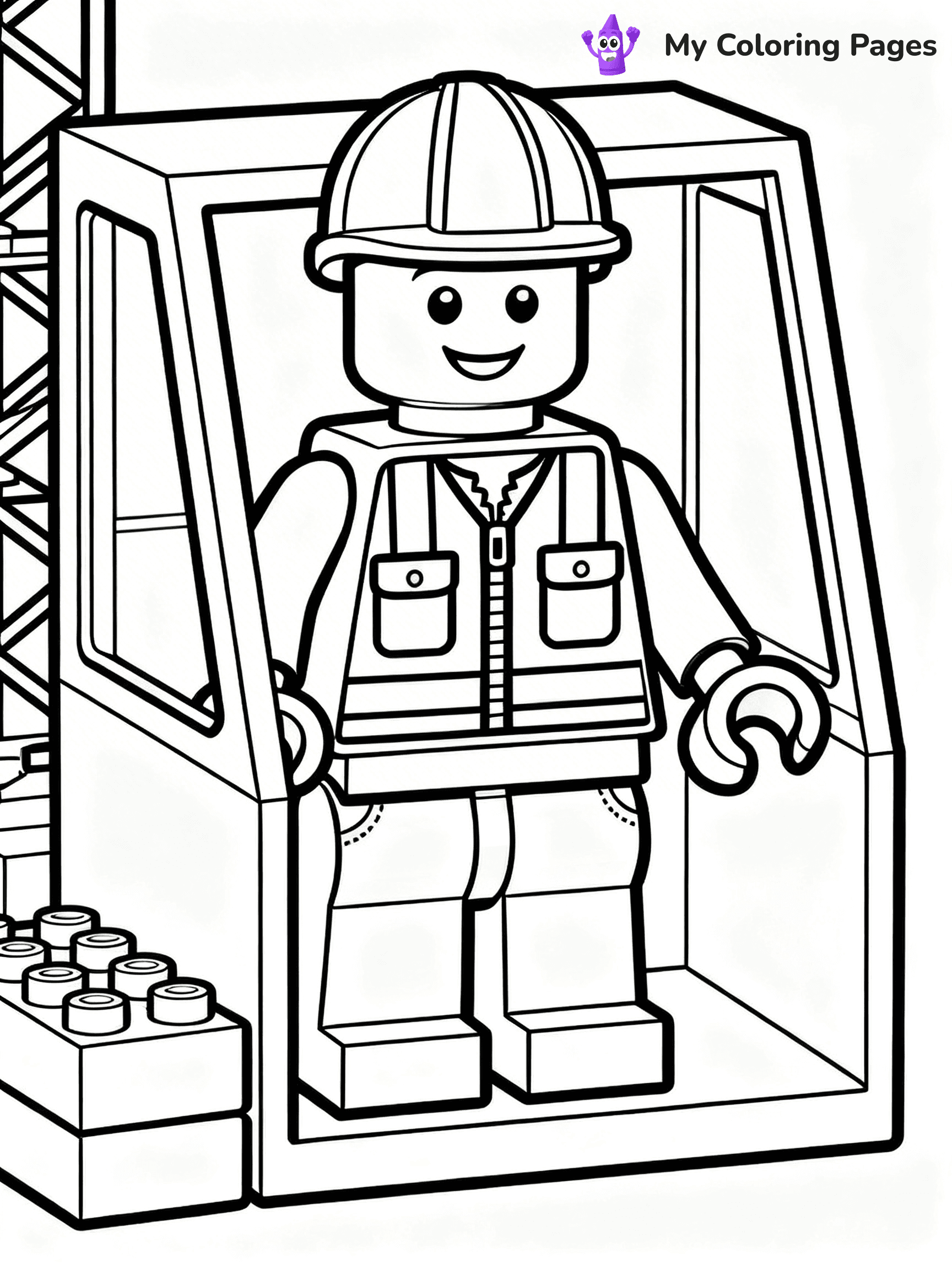 Lego City Coloring Pages - 18