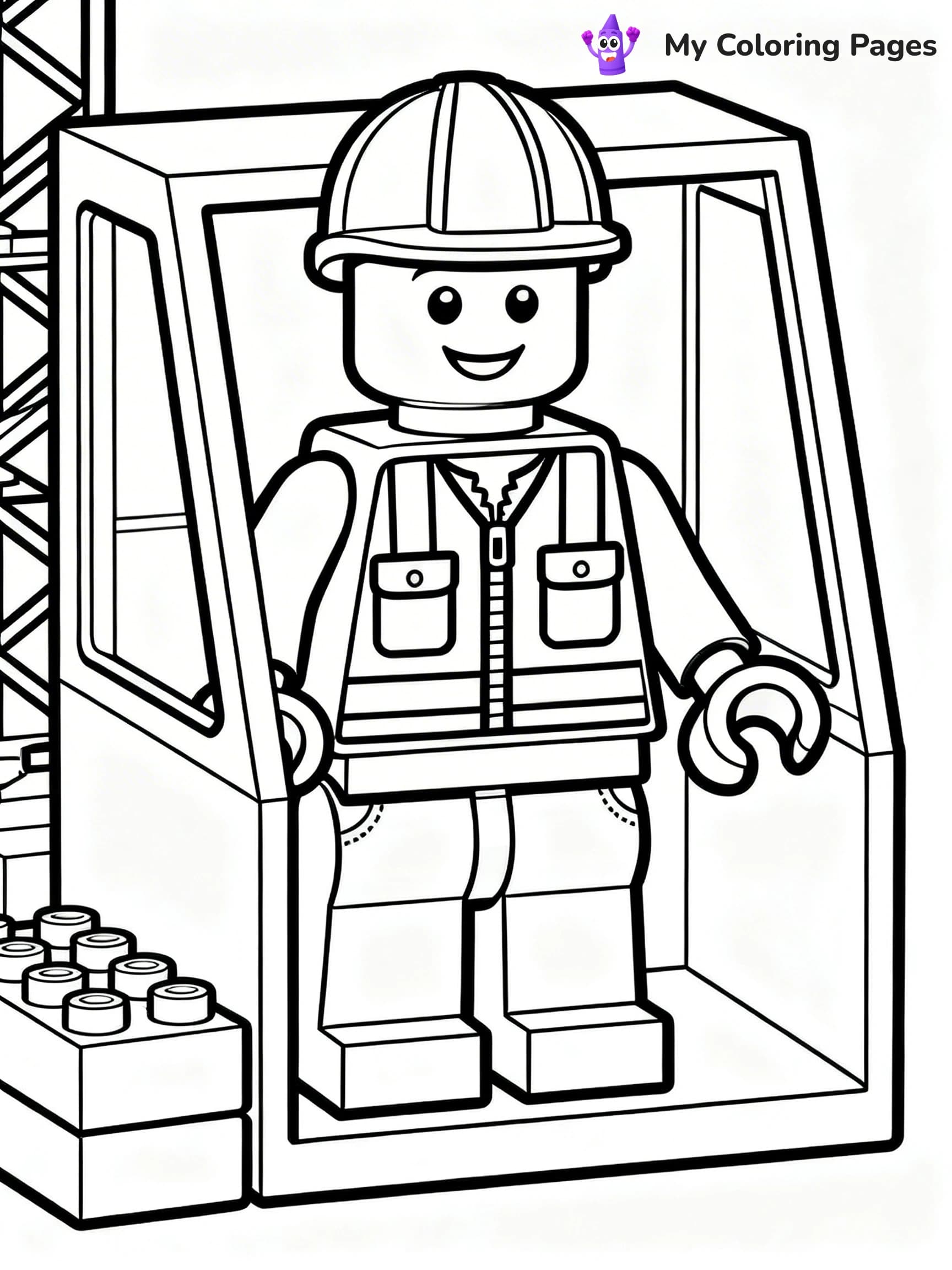 Lego City Coloring Pages - 16