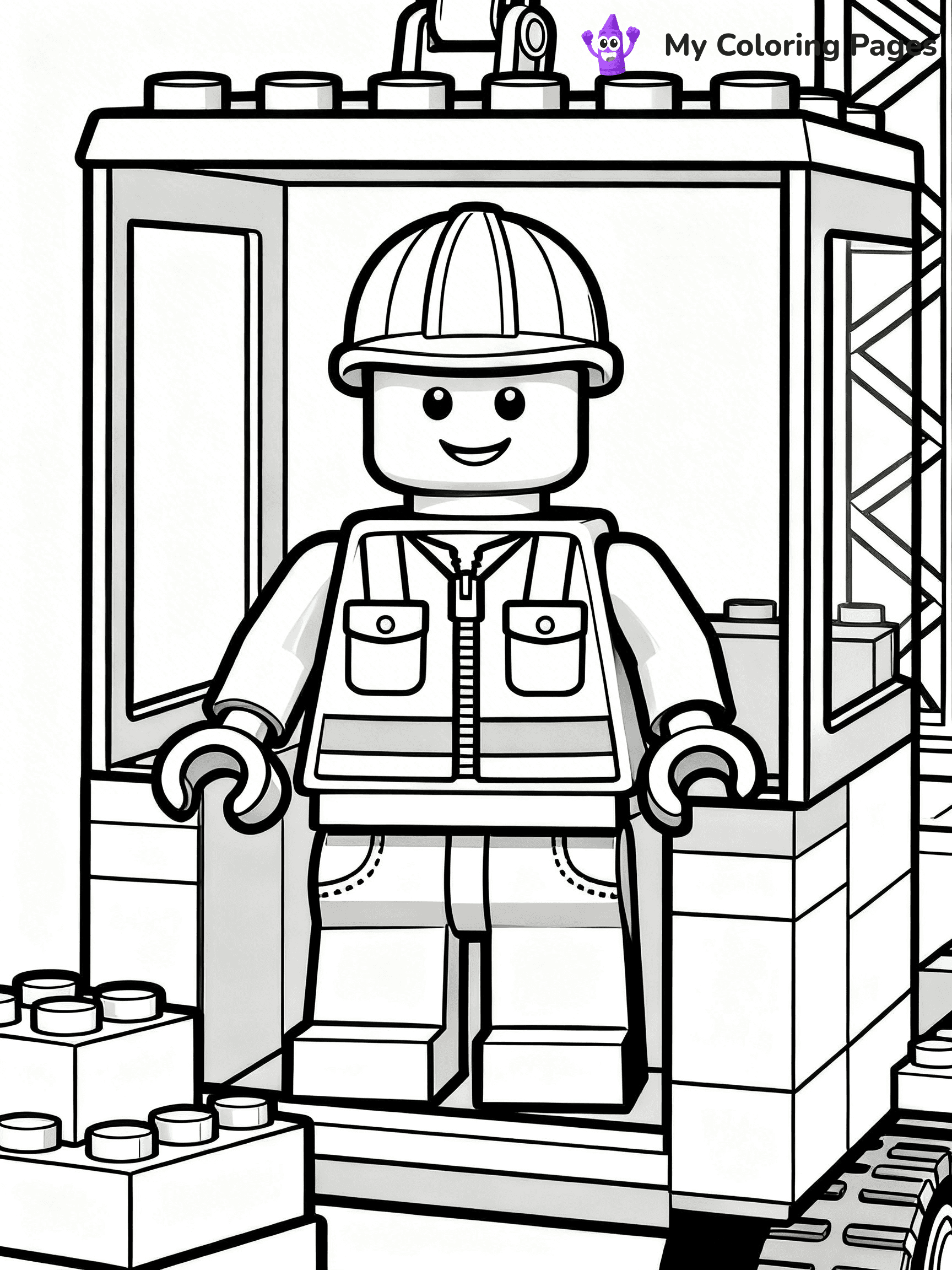 Lego City Coloring Pages - 17