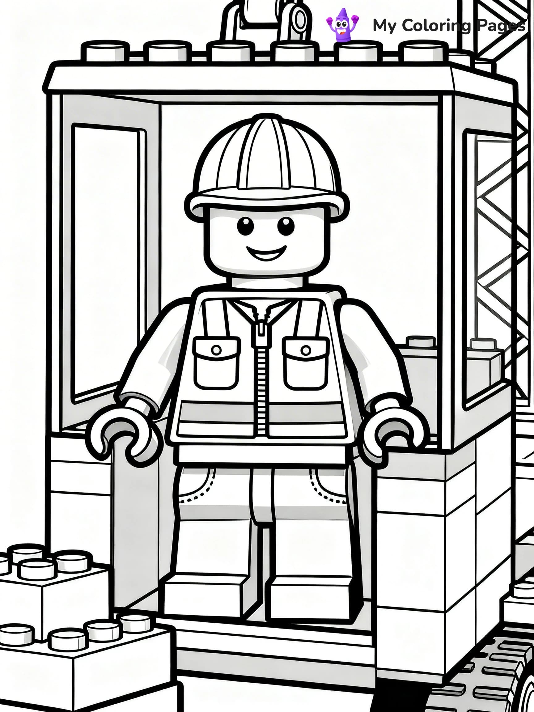 Lego City Coloring Pages - 15