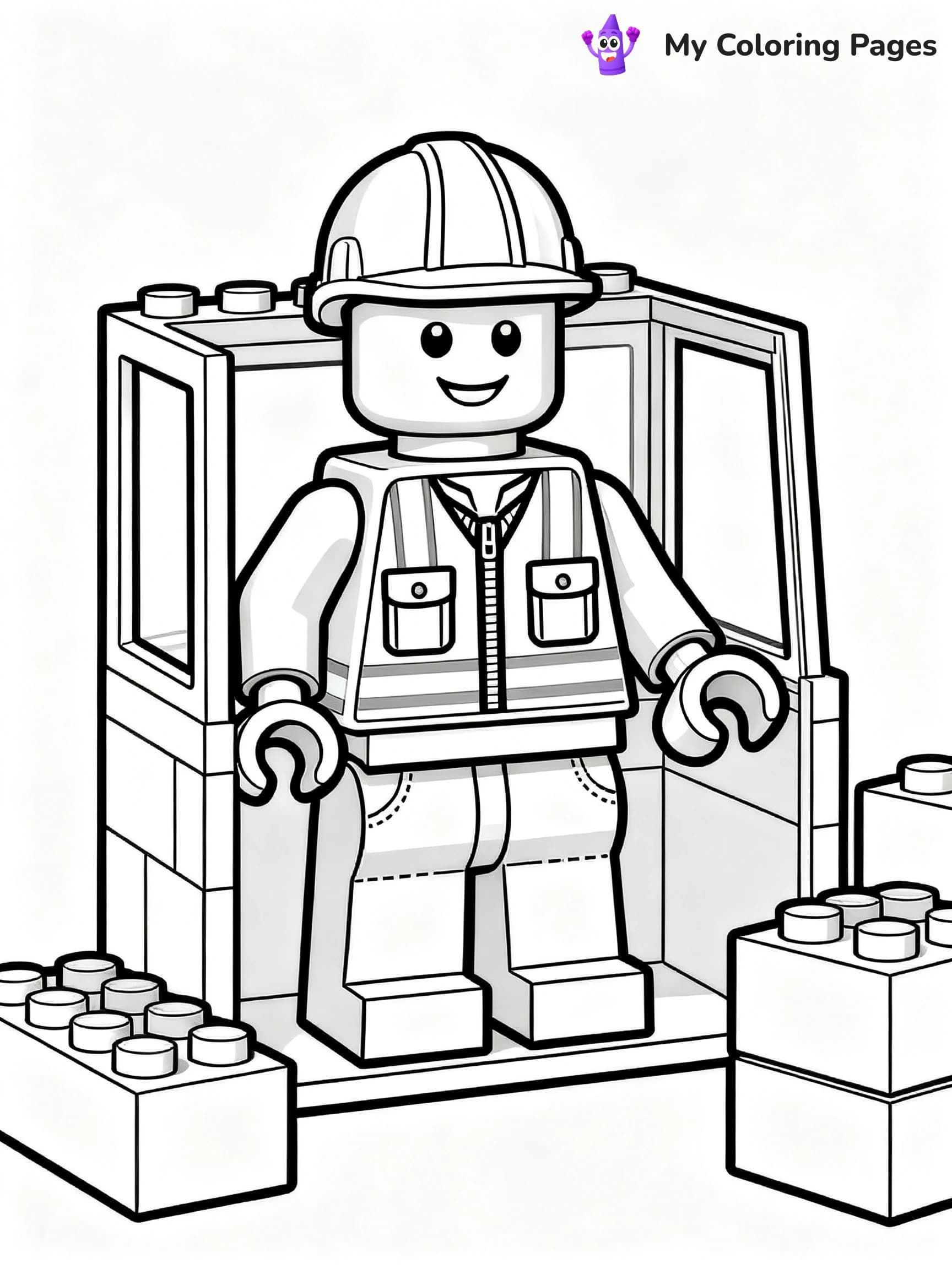 Lego City Coloring Pages - 14