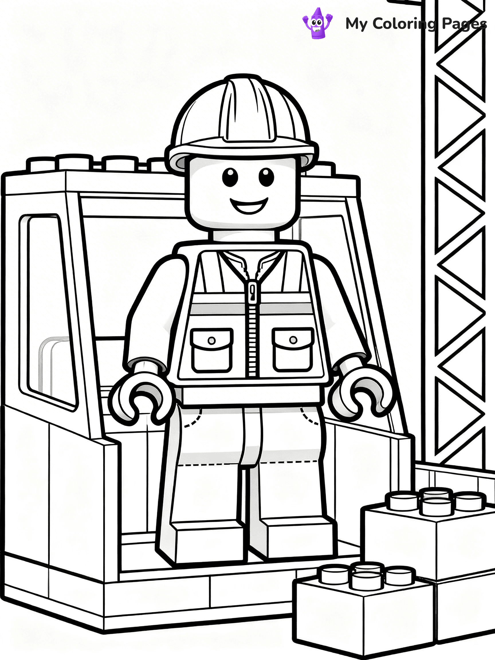 Lego City Coloring Pages - 15