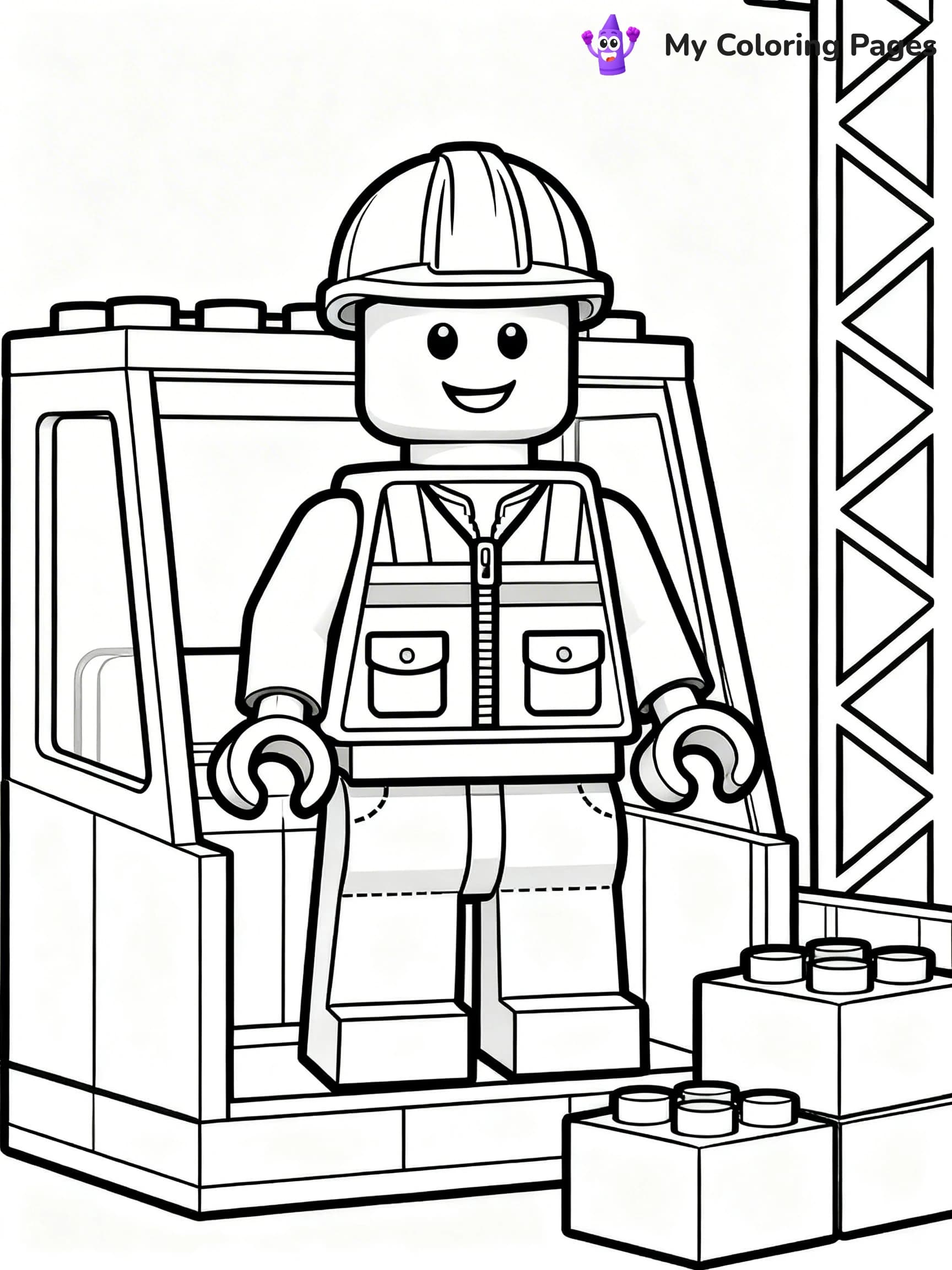Lego City Coloring Pages - 13