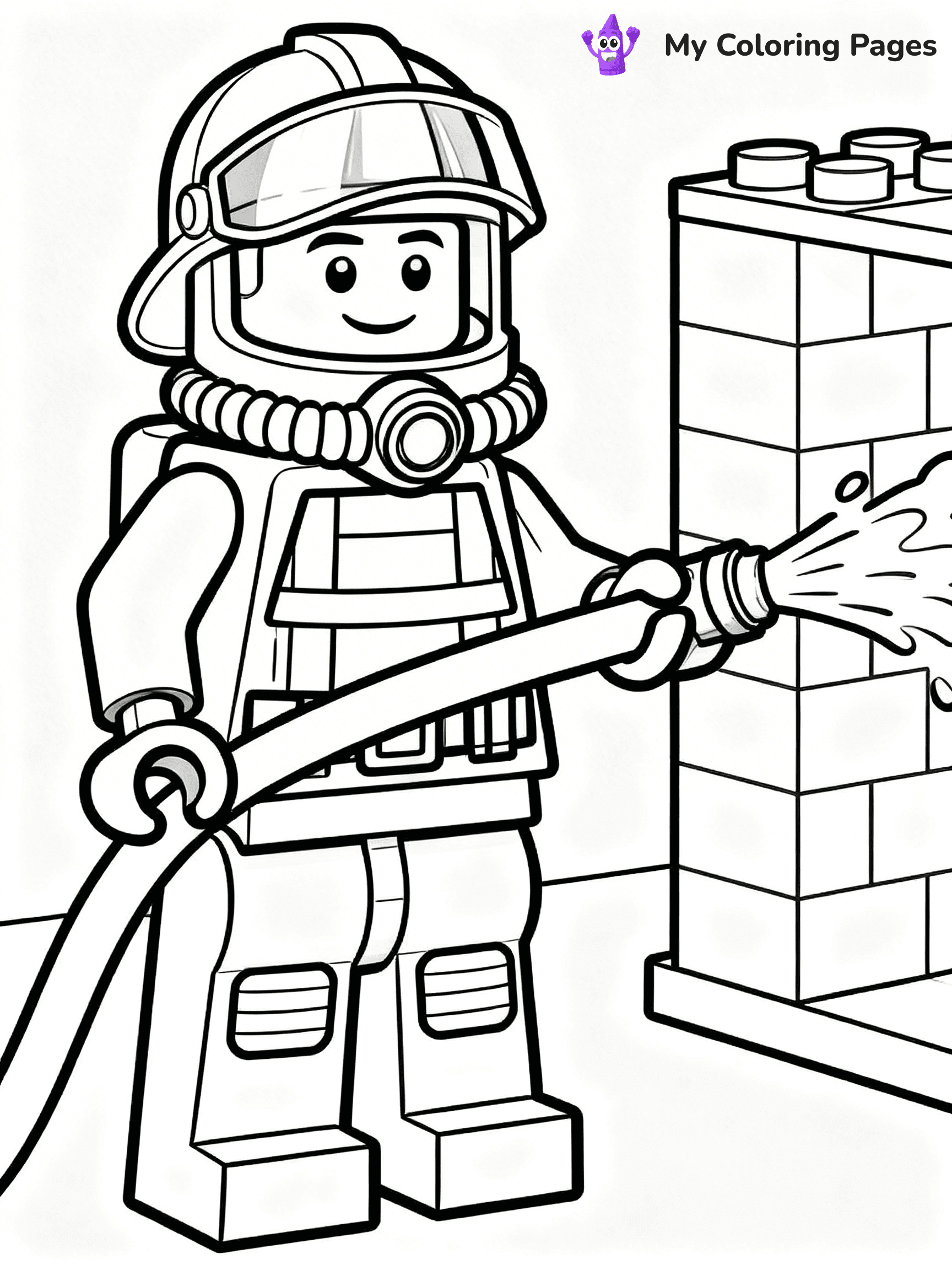 Lego City Coloring Pages - 13