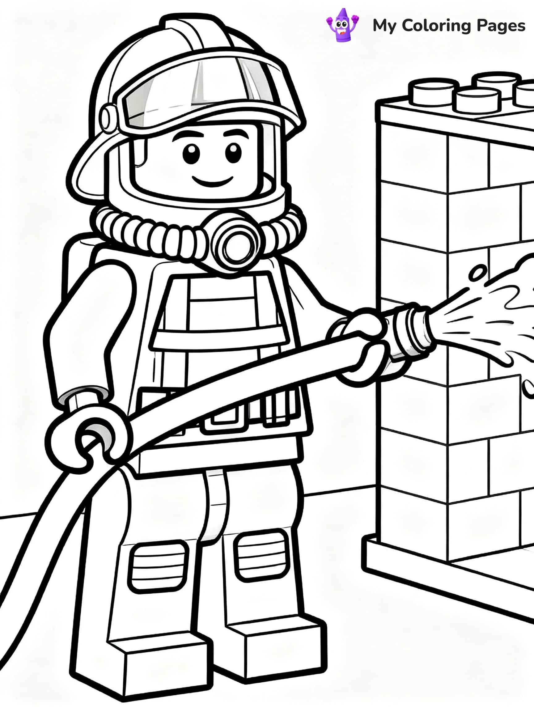 Lego City Coloring Pages - 11