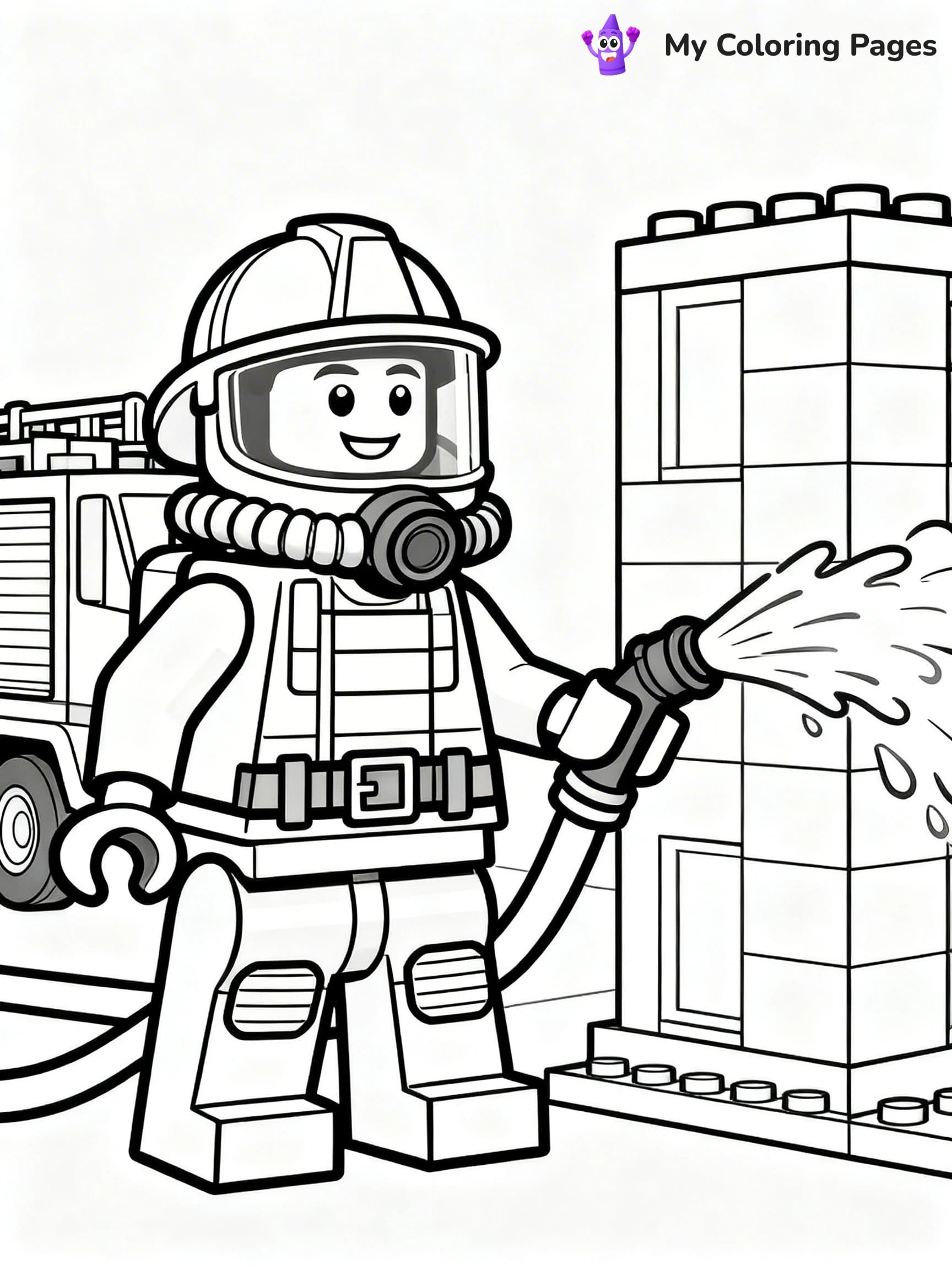 Lego City Coloring Pages - 10
