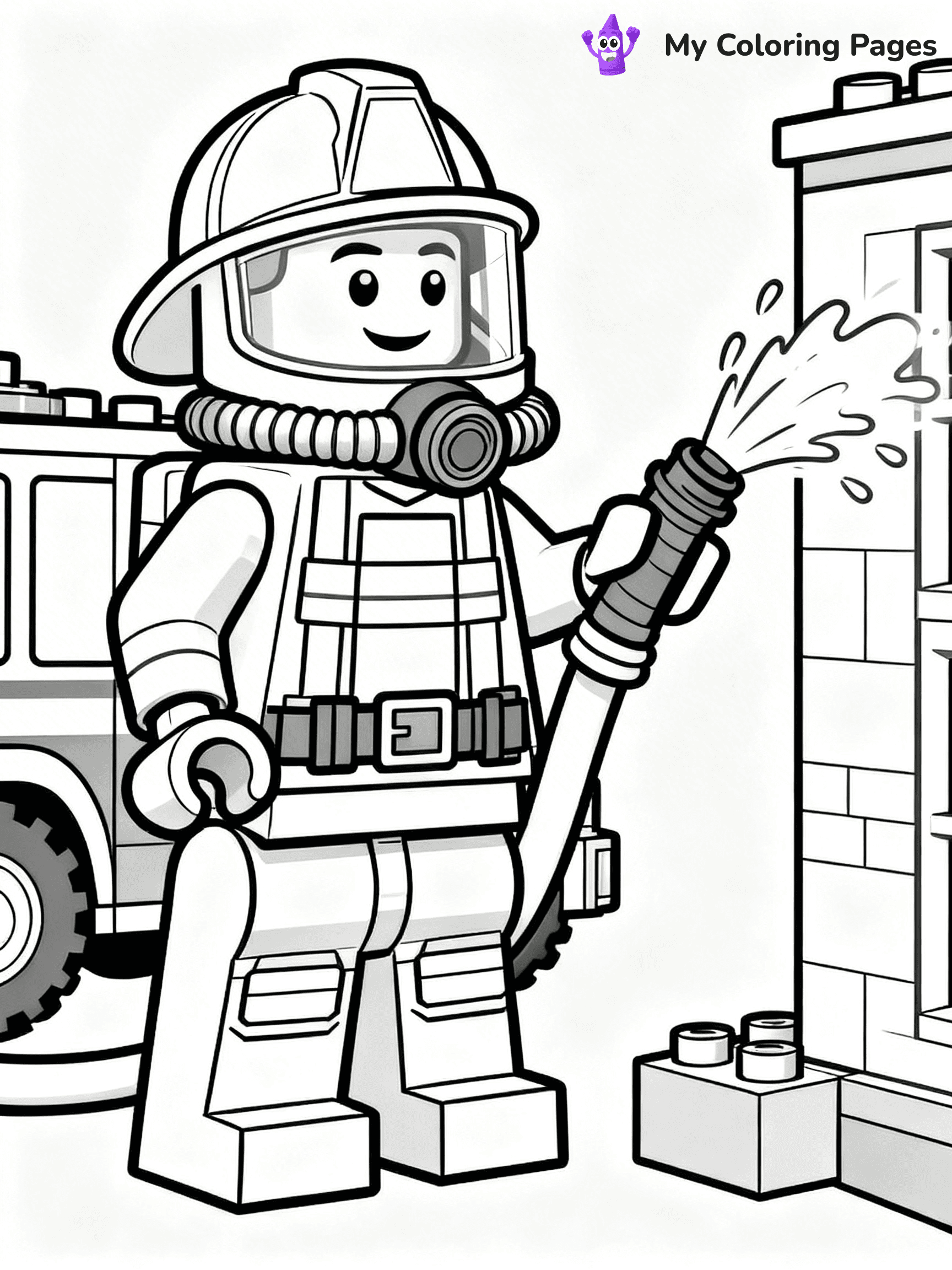 Lego City Coloring Pages - 11