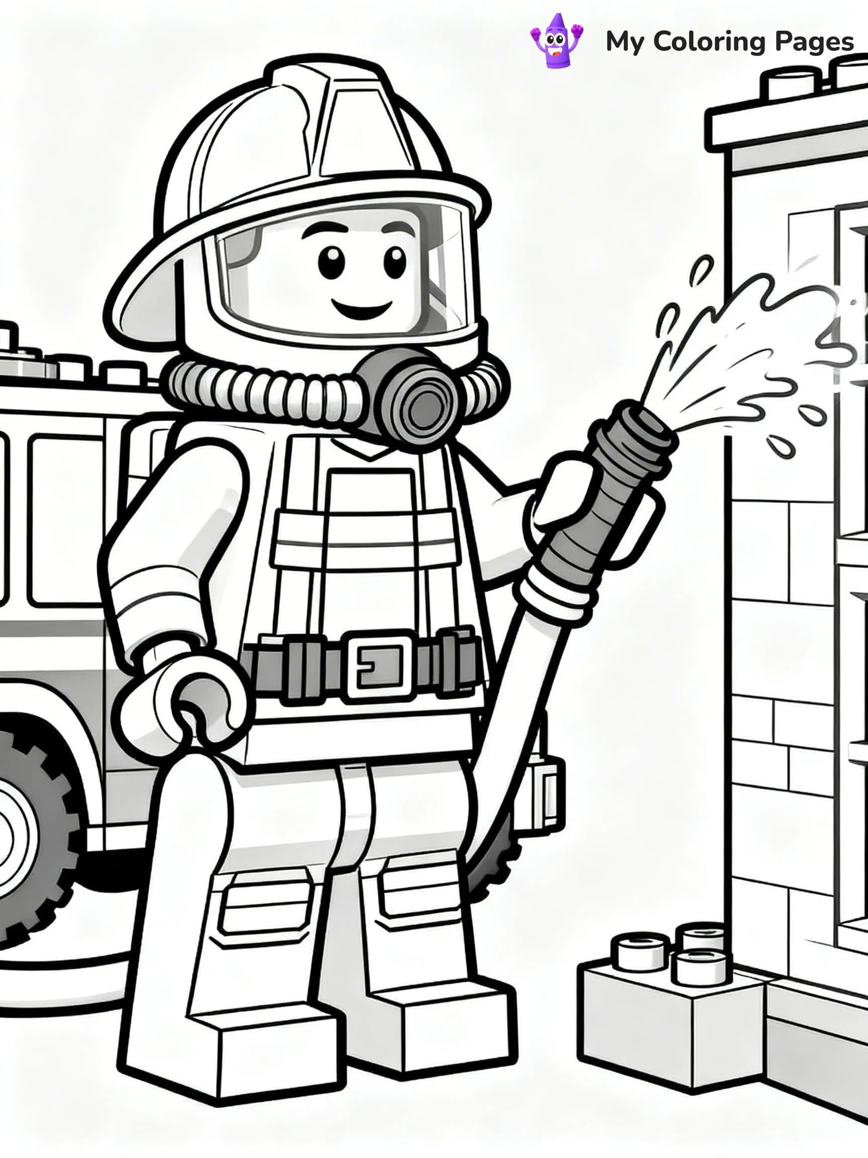 Lego City Coloring Pages - 9