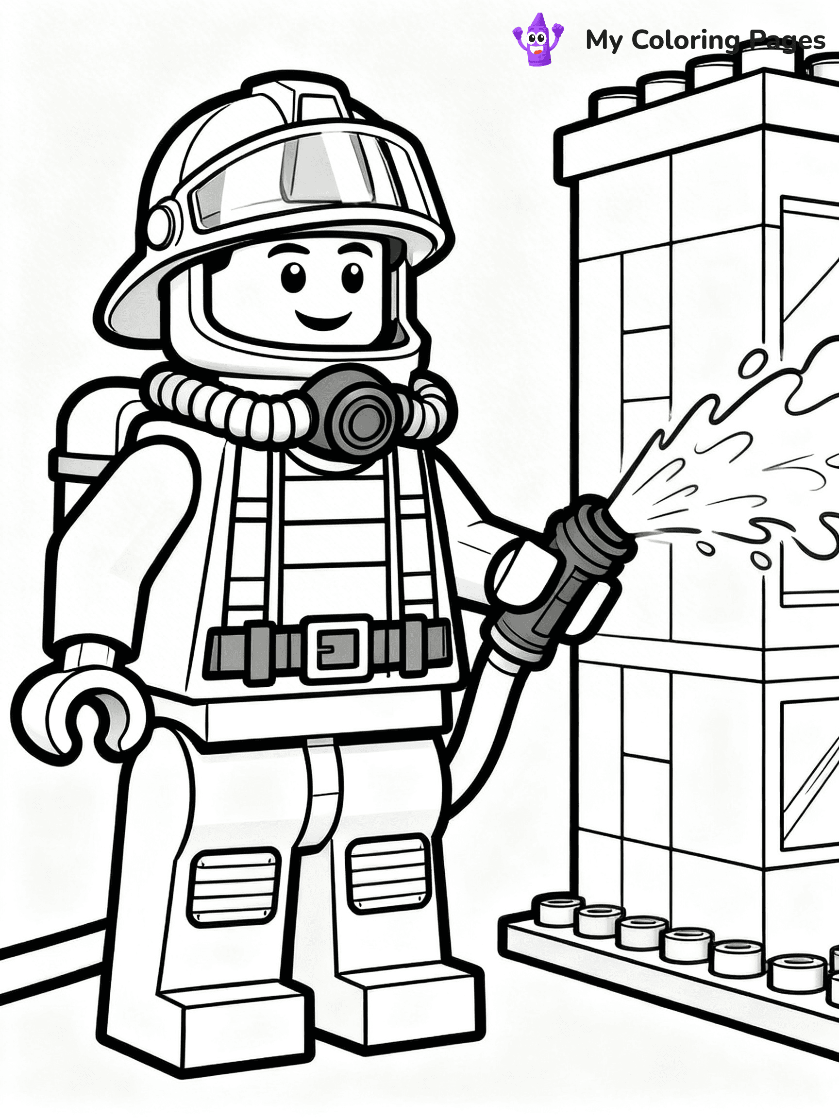 Lego City Coloring Pages - 10