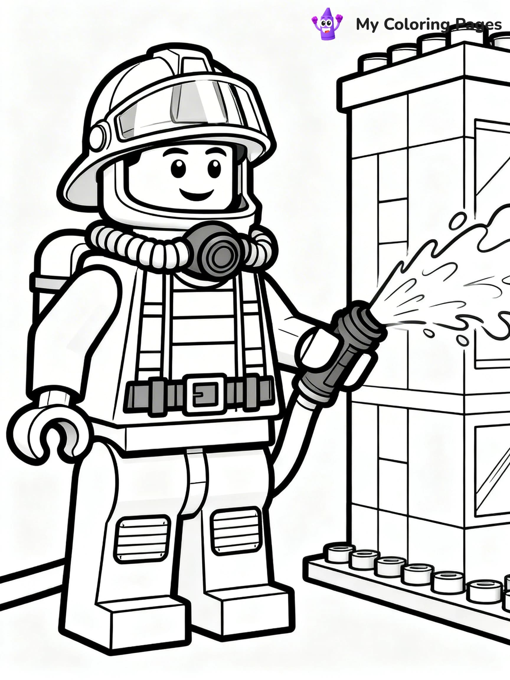 Lego City Coloring Pages - 8