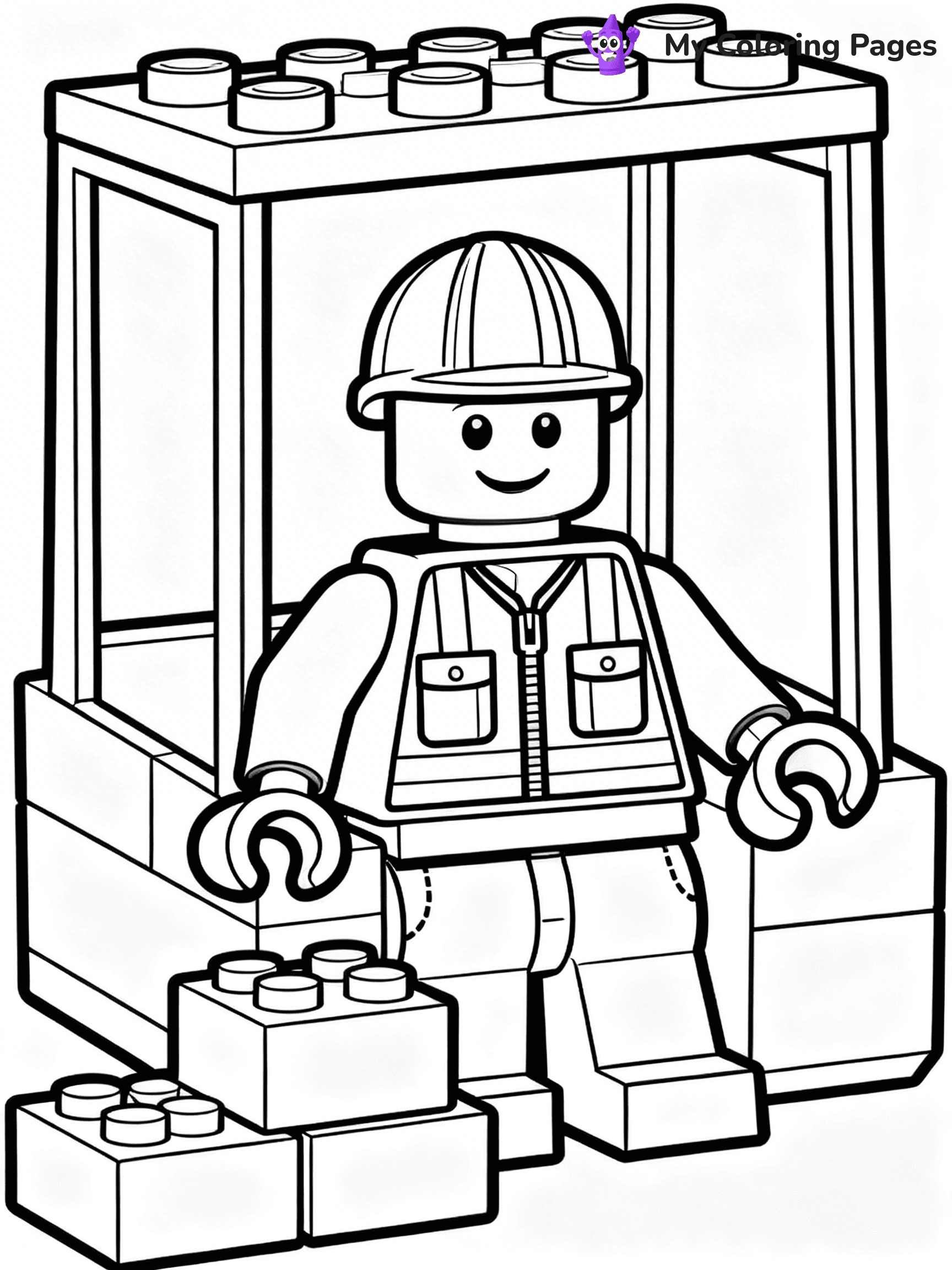 Lego City Coloring Pages - 9