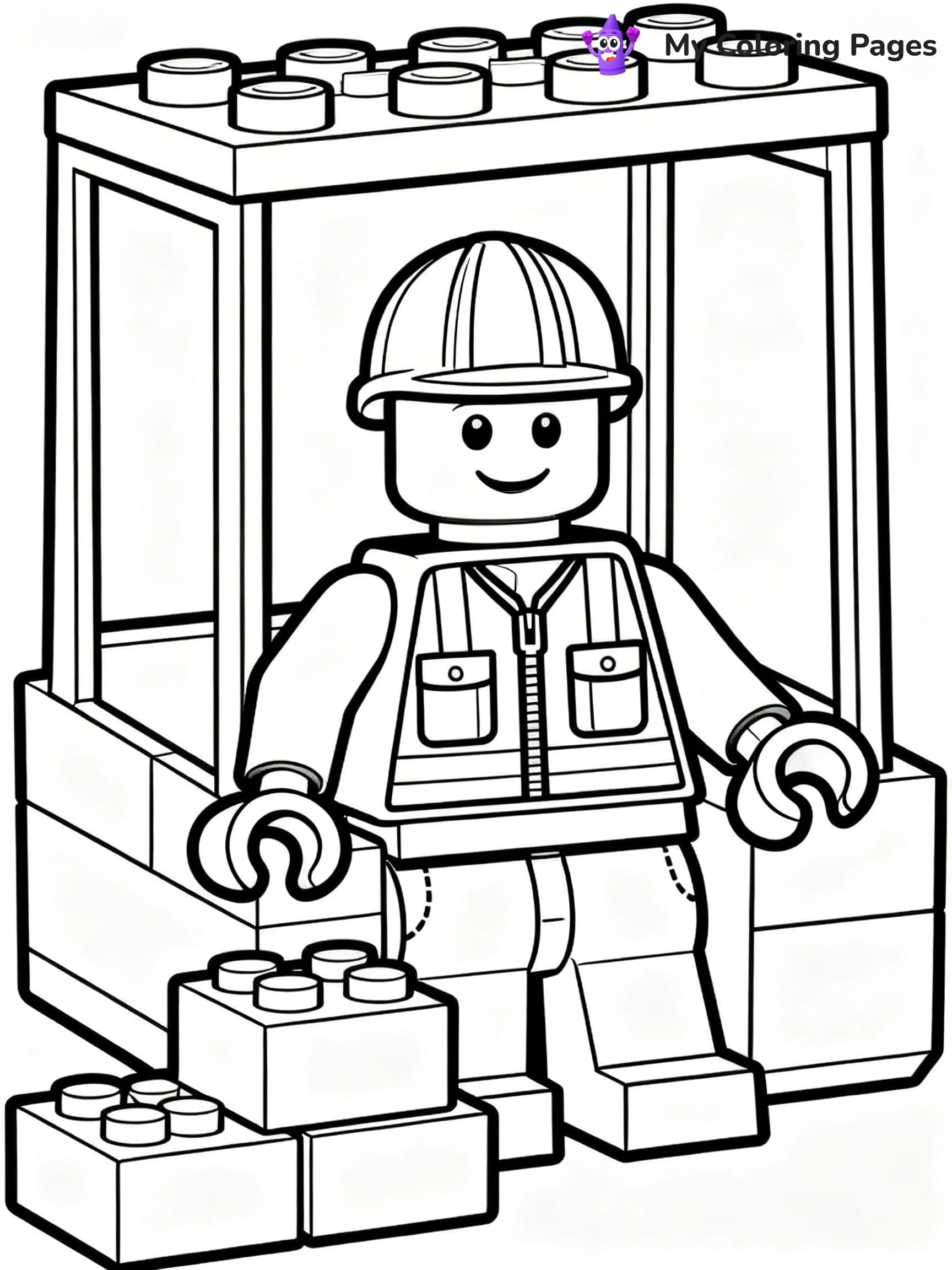 Lego City Coloring Pages - 7