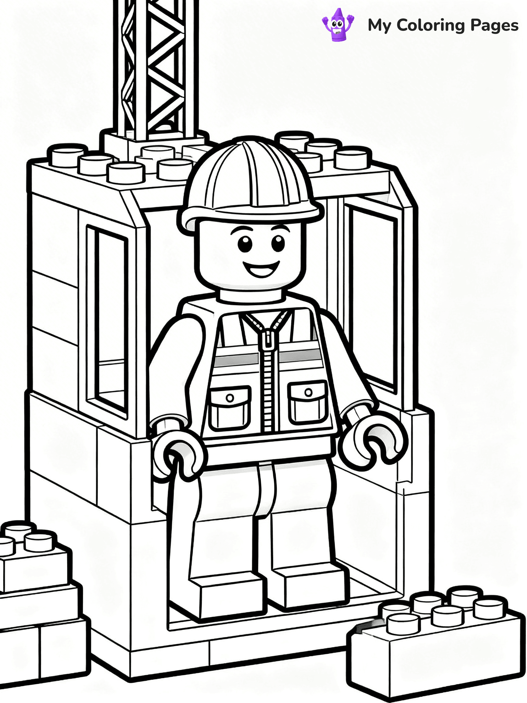 Lego City Coloring Pages - 8