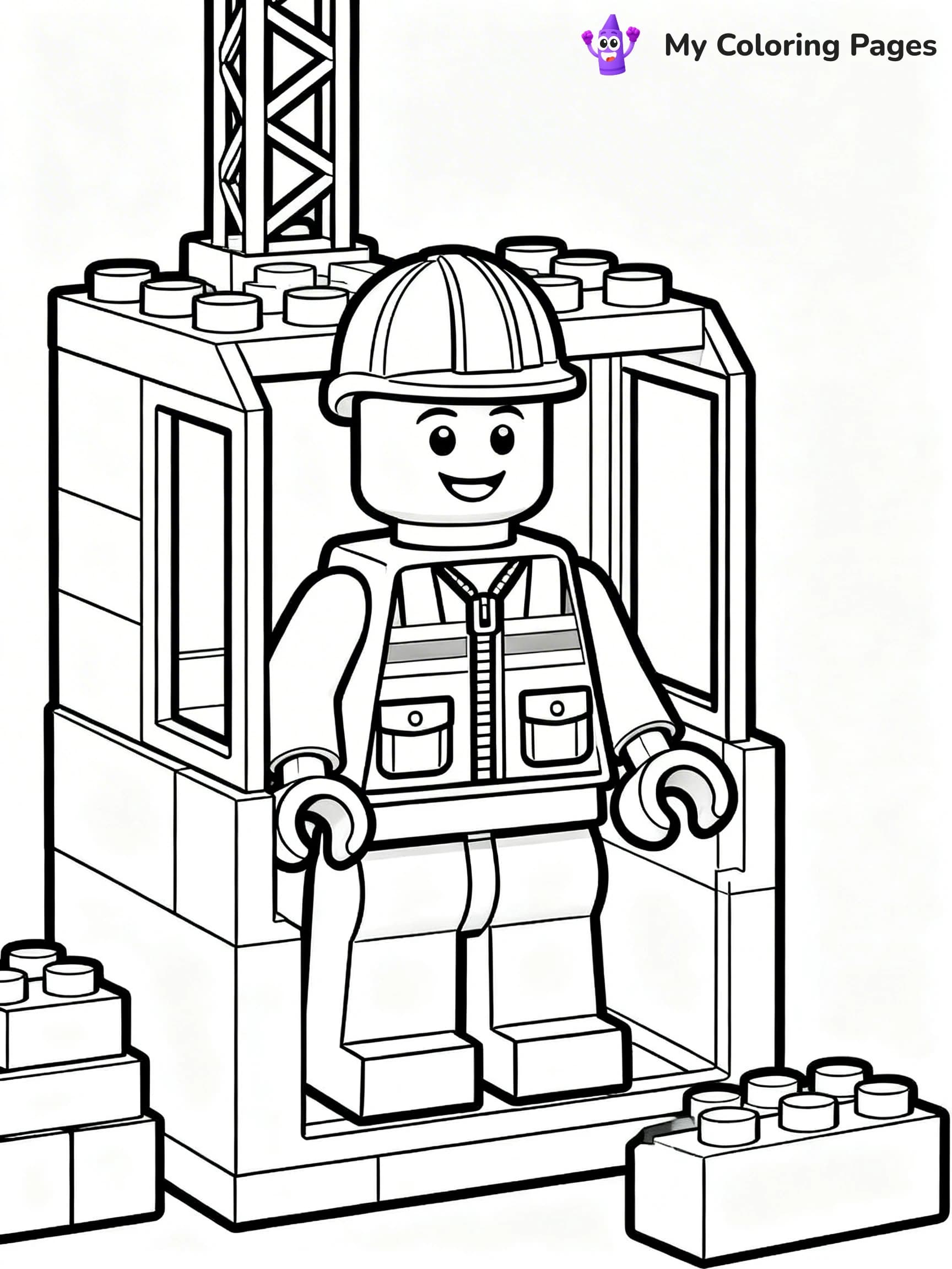Lego City Coloring Pages - 6