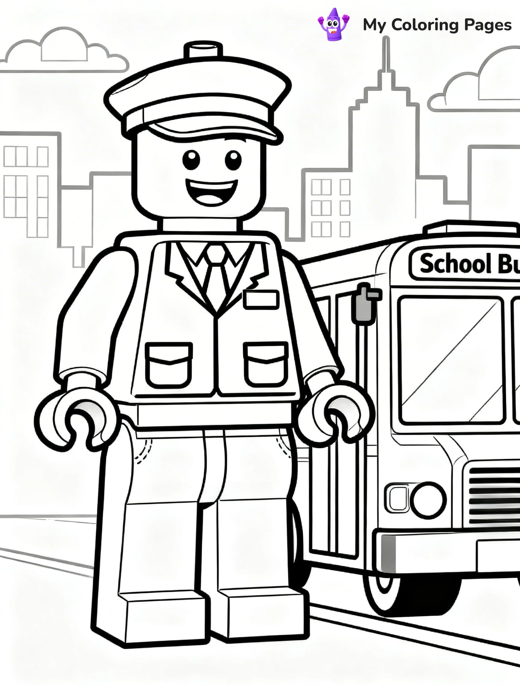 Lego City Coloring Pages - 5