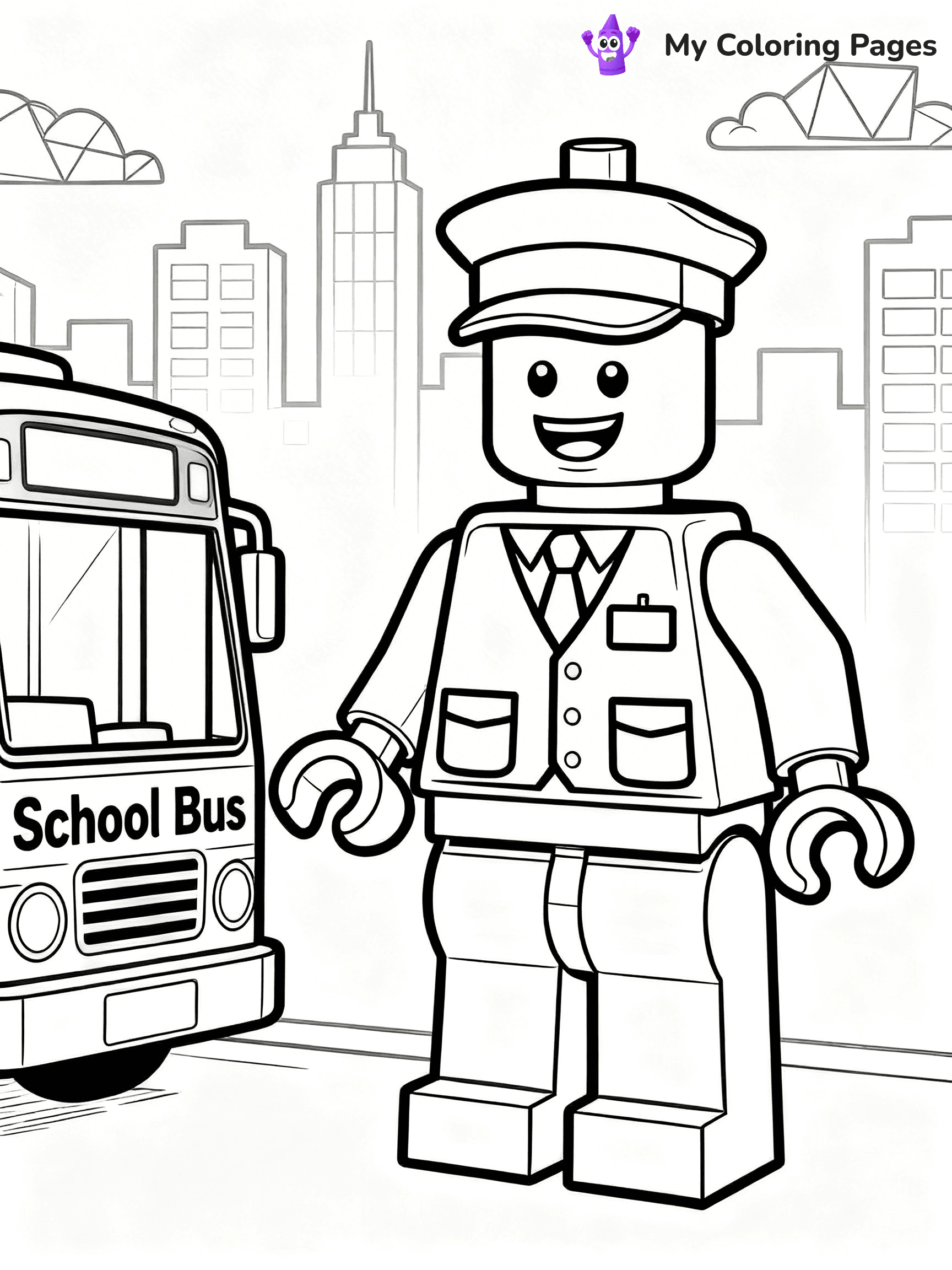 Lego City Coloring Pages - 6