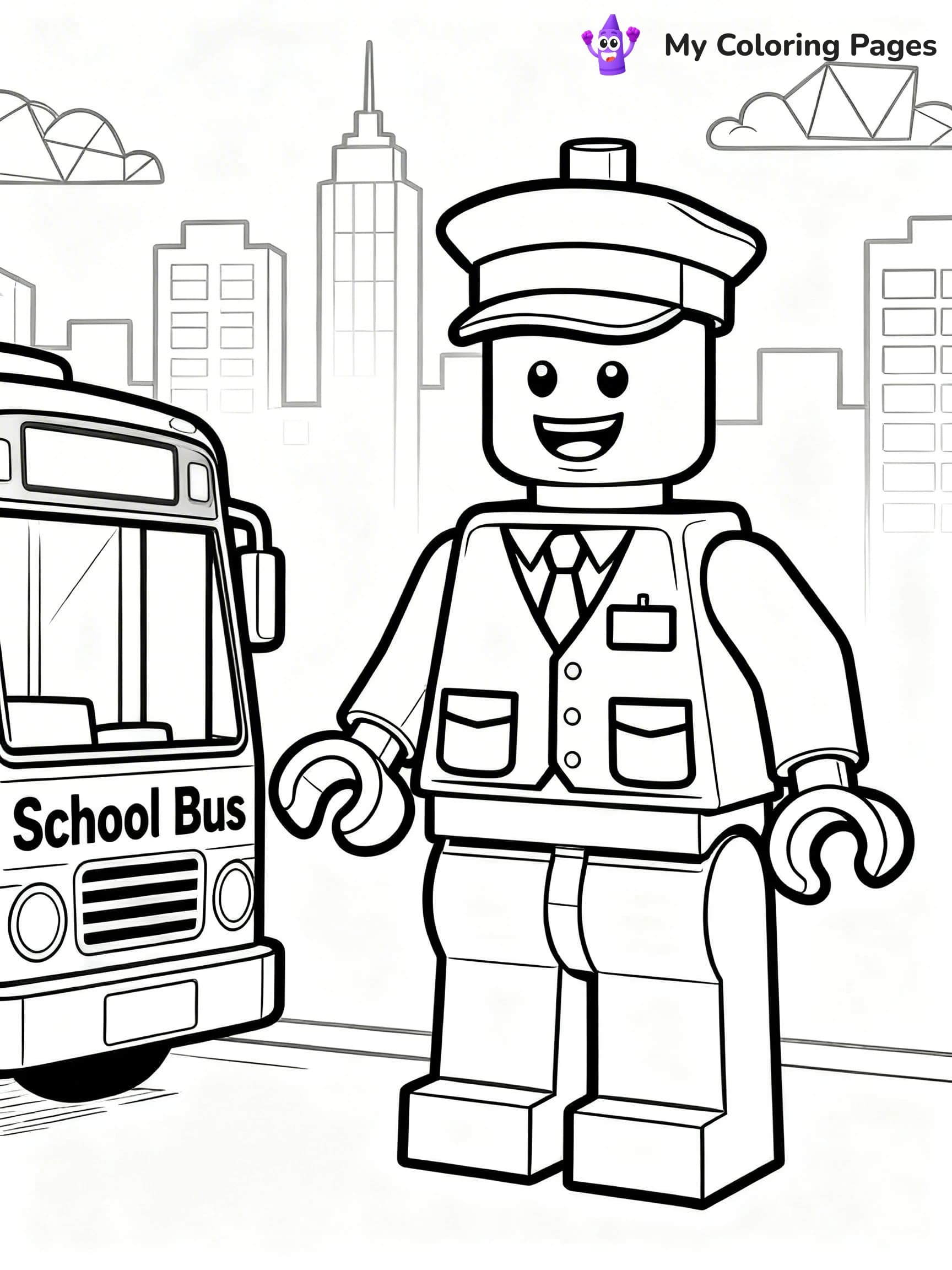 Lego City Coloring Pages - 4