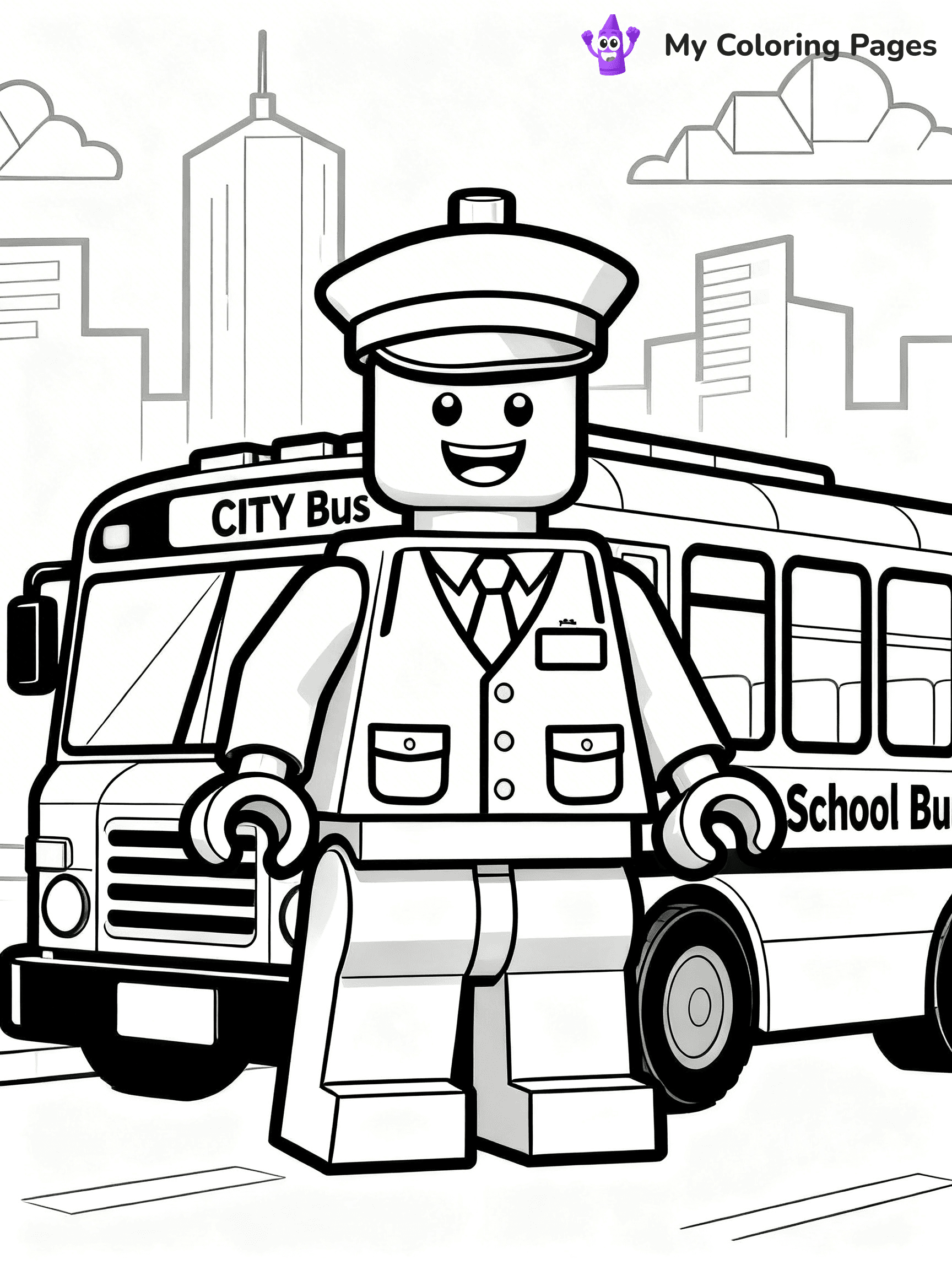 Lego City Coloring Pages - 4