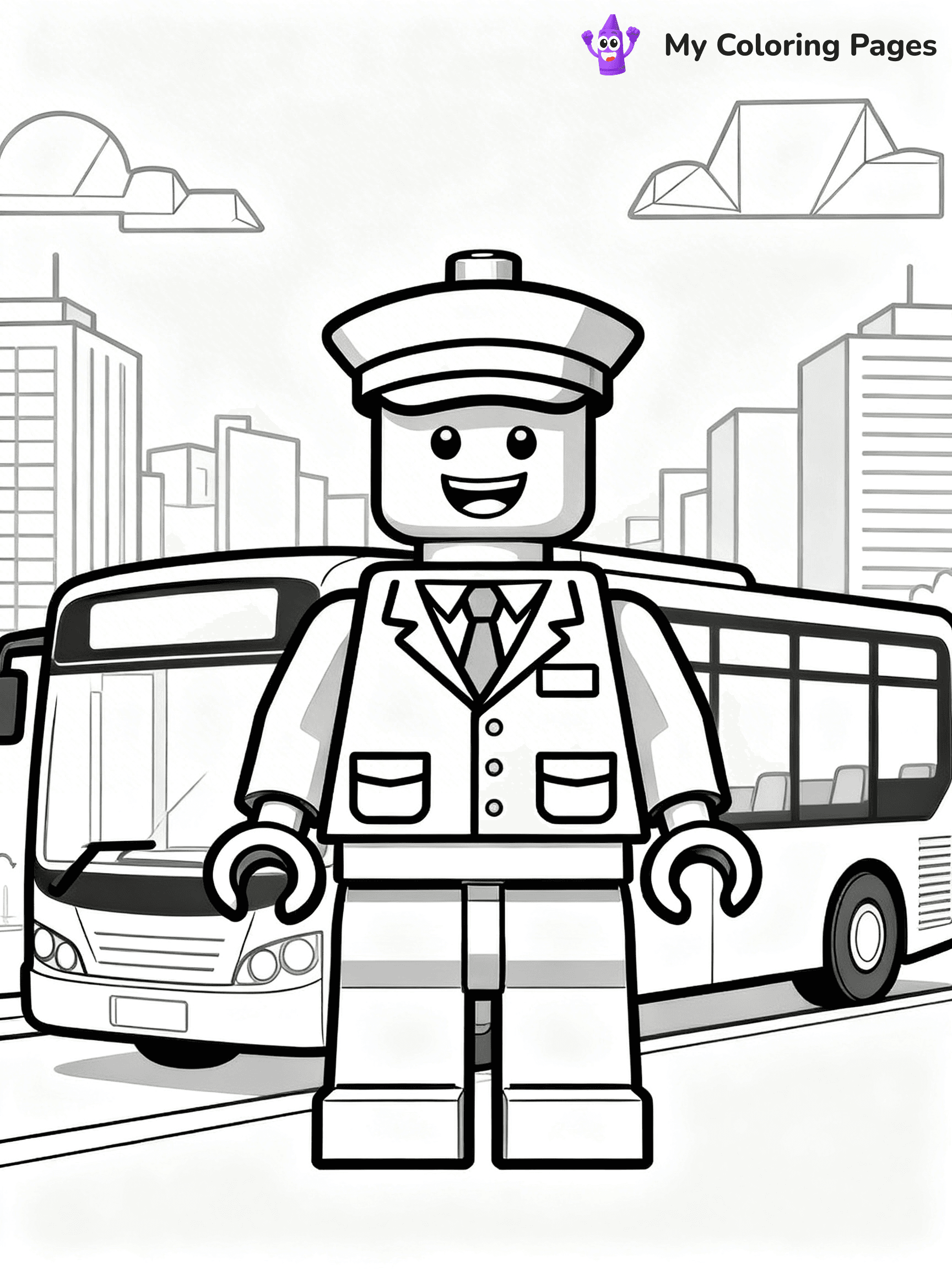 Lego City Coloring Pages - 3