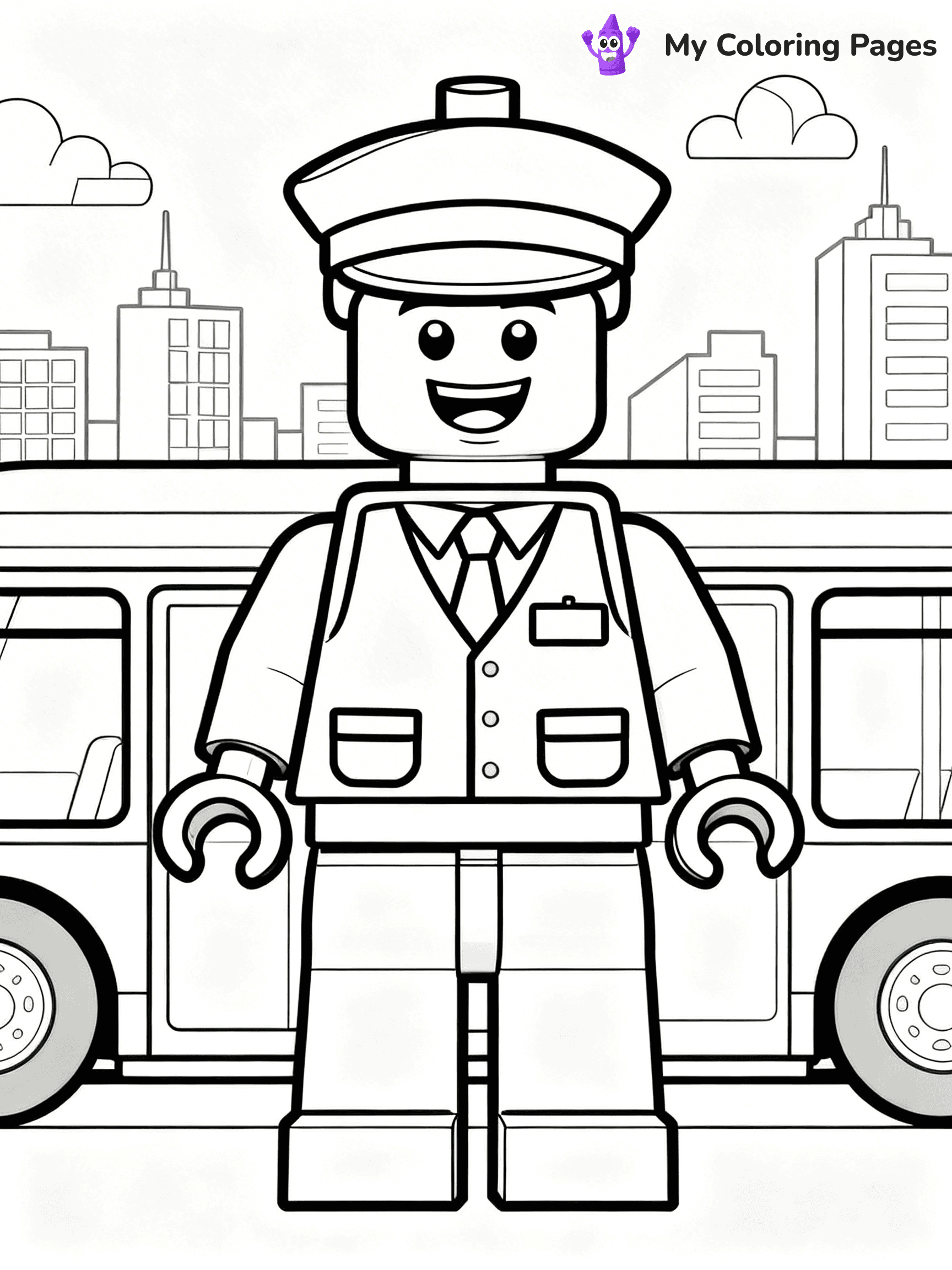 Lego City Coloring Pages - 2