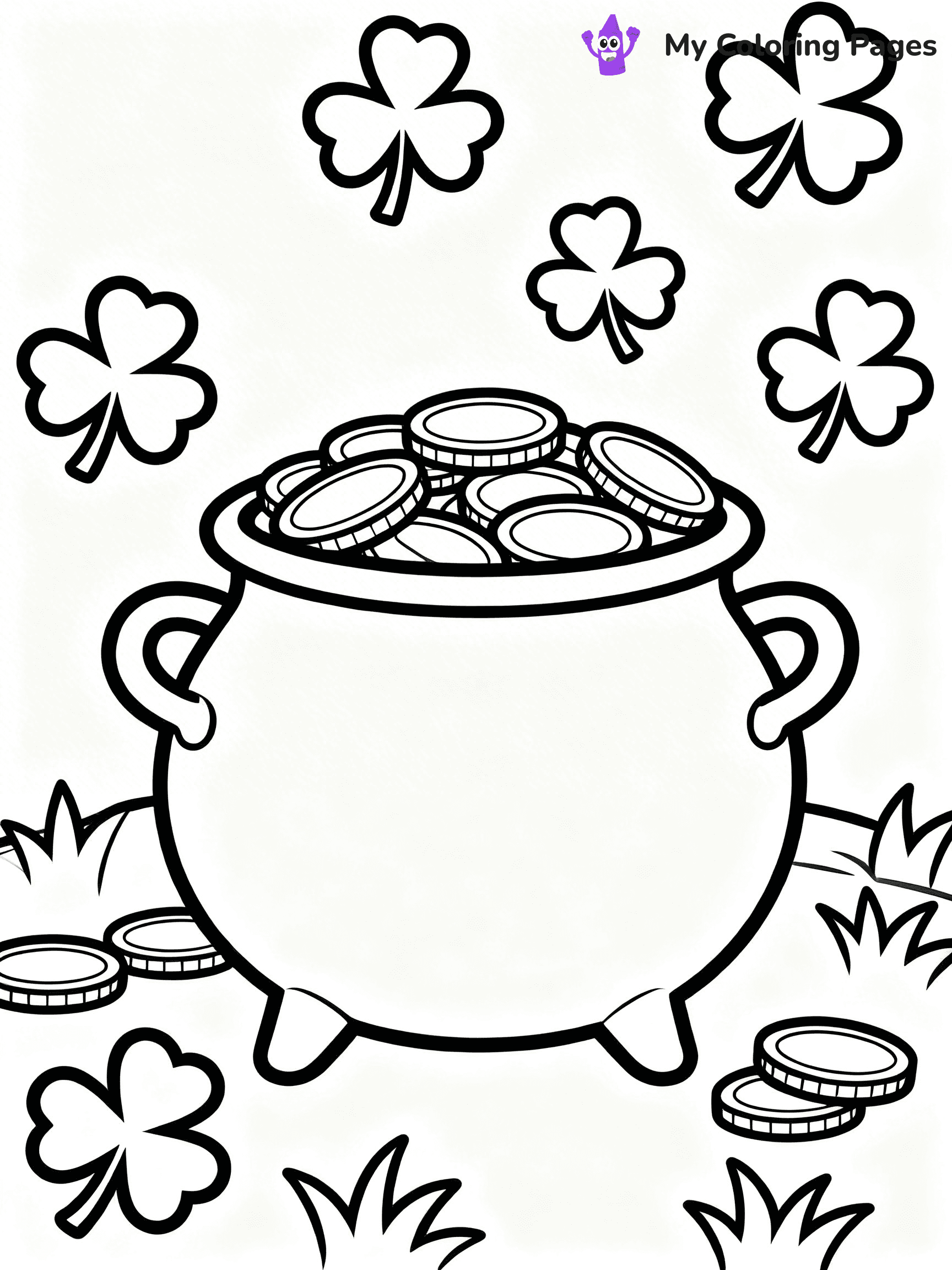 Shamrocks Coloring Pages - 24