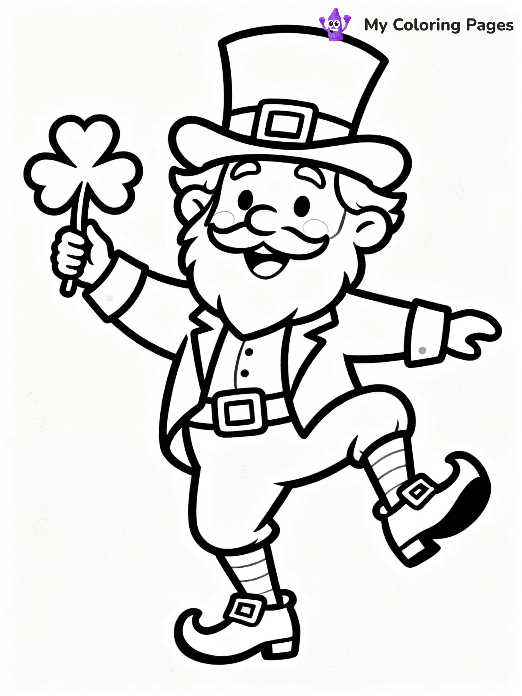 Shamrocks Coloring Pages - 16