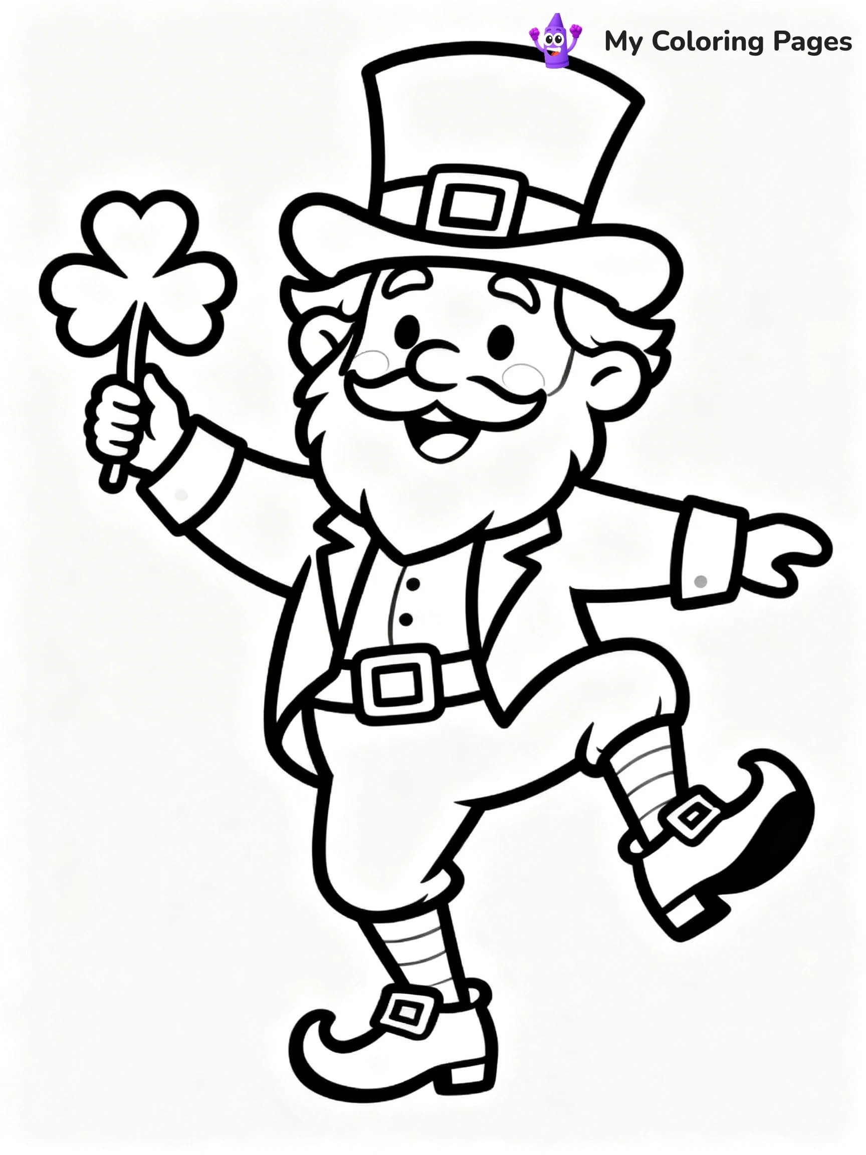 Shamrocks Coloring Pages - 16