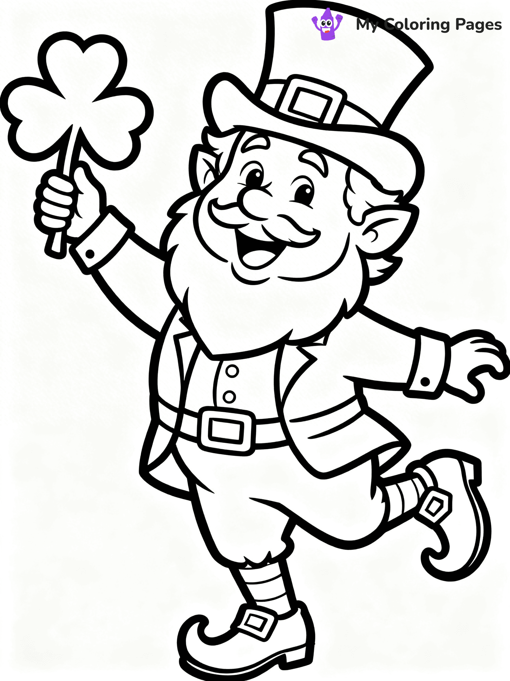 Shamrocks Coloring Pages - 12