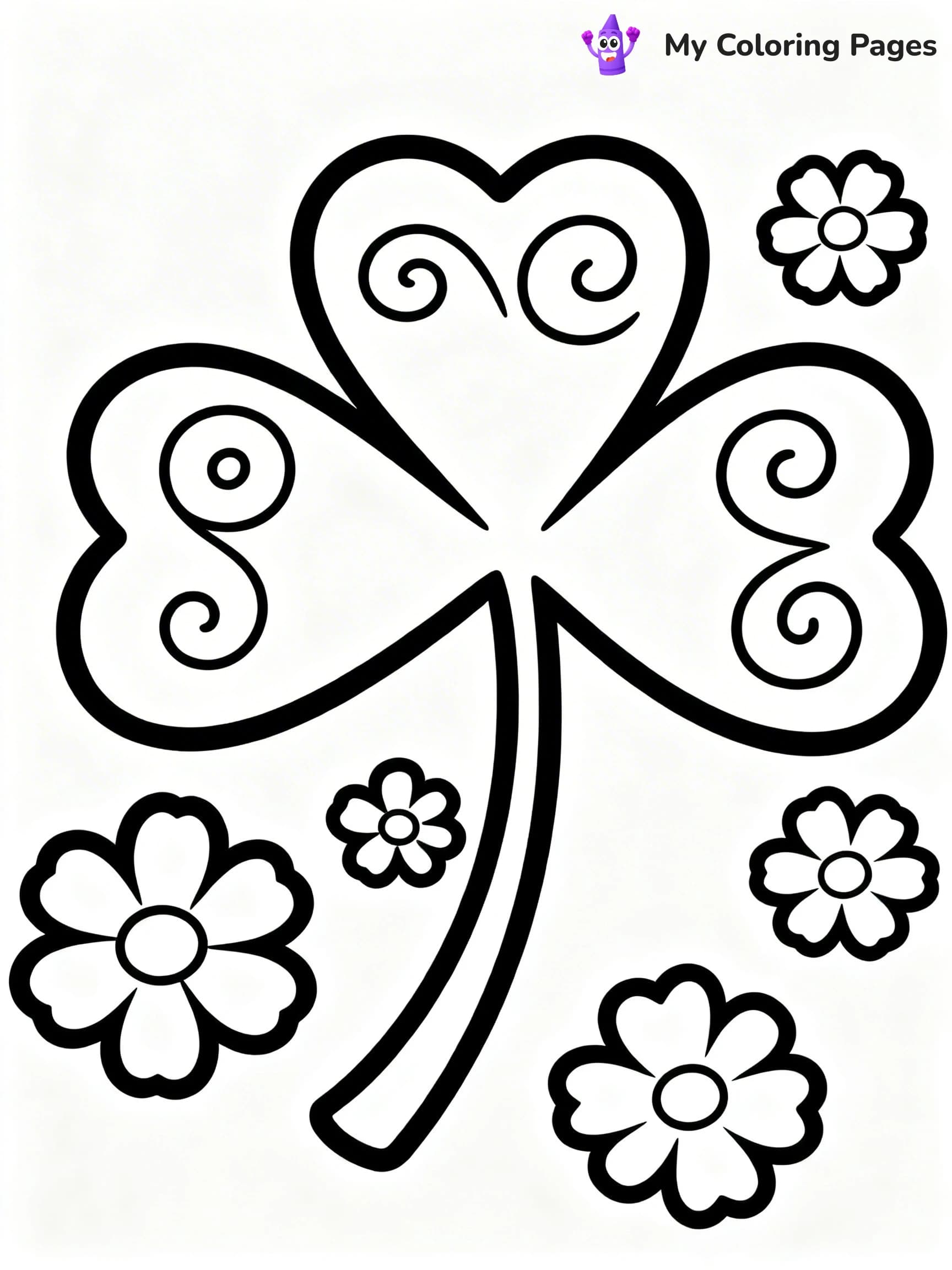 Shamrocks Coloring Pages - 11