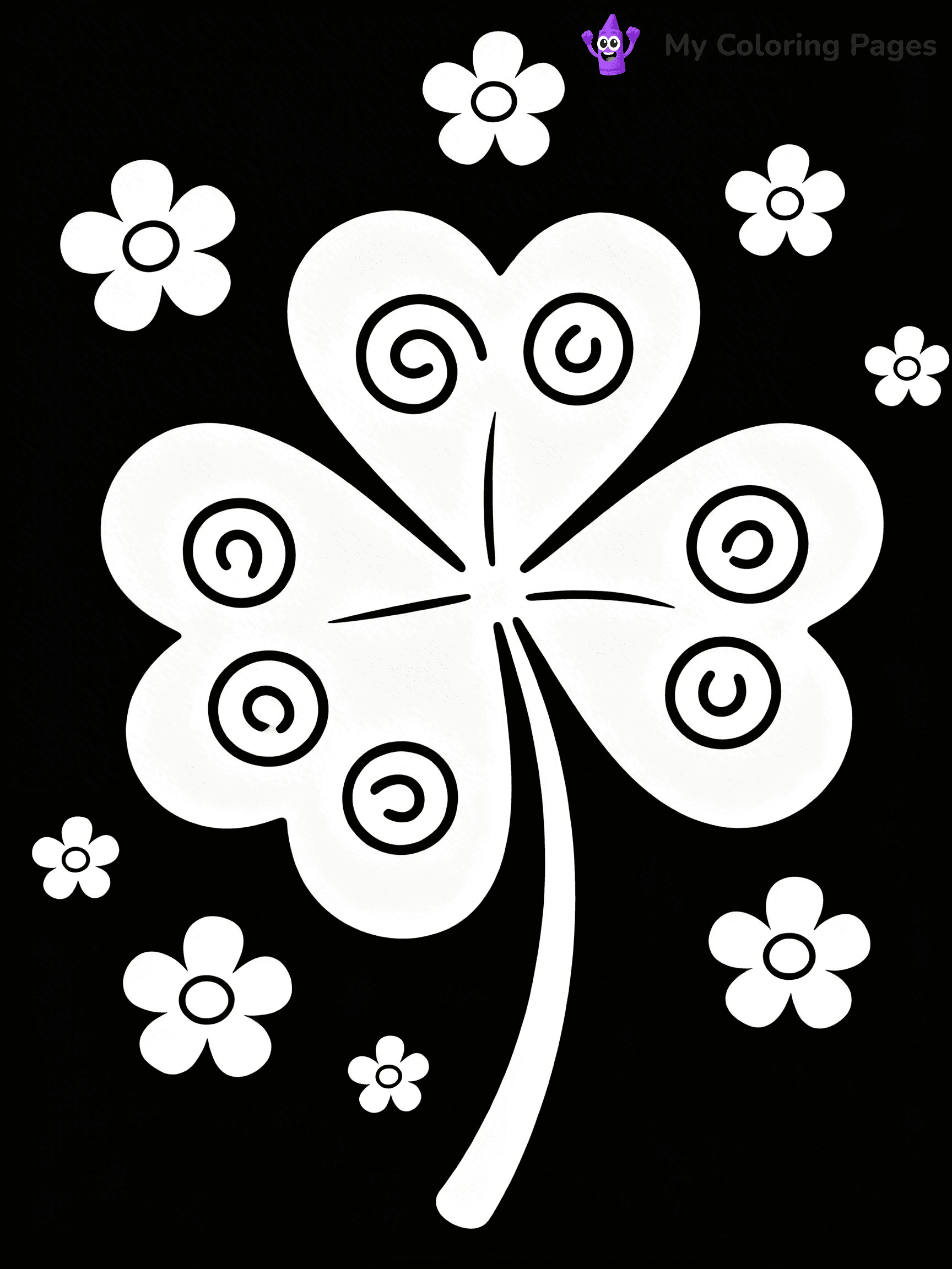 Shamrocks Coloring Pages - 10