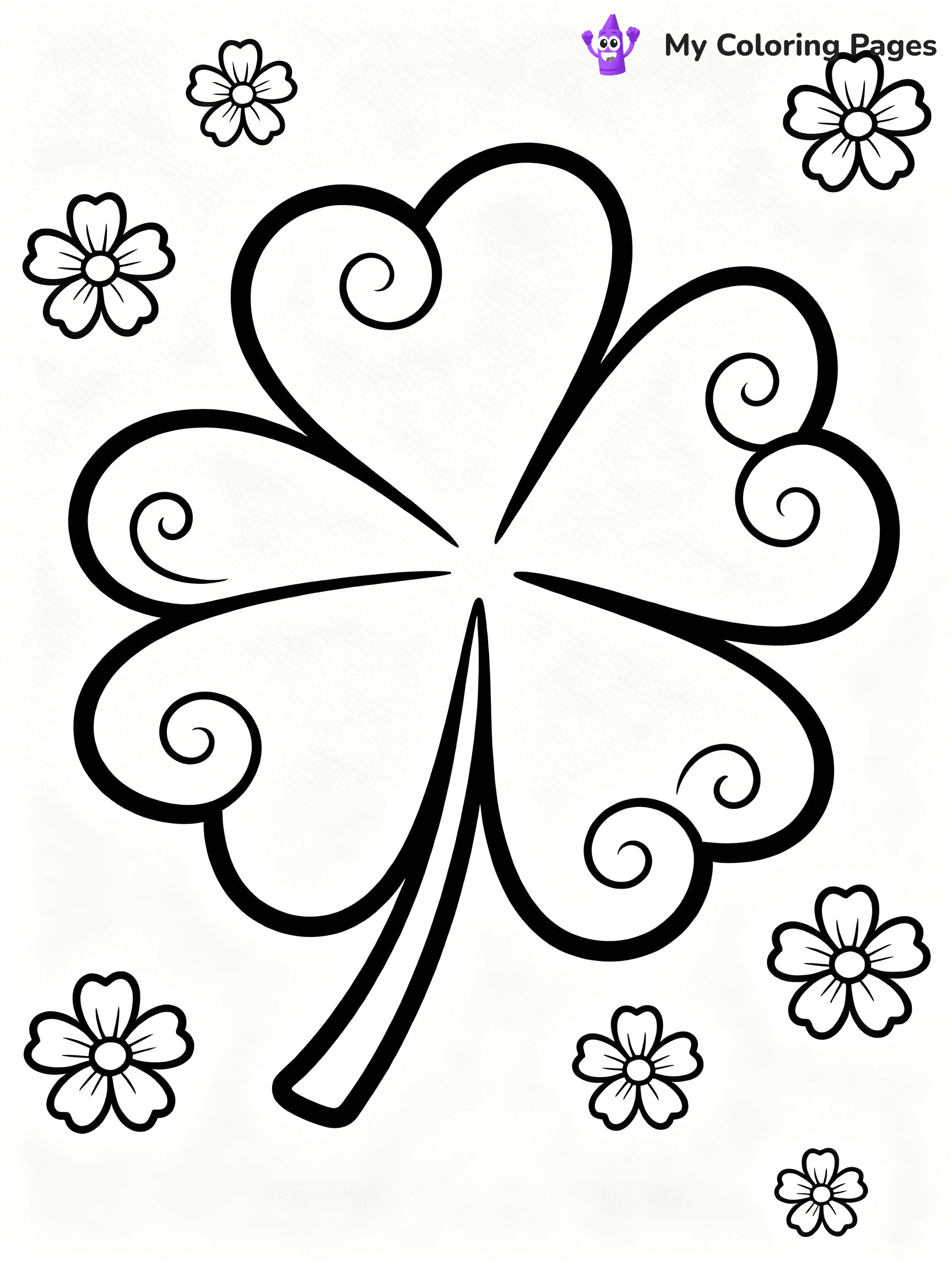 Shamrocks Coloring Pages - 8